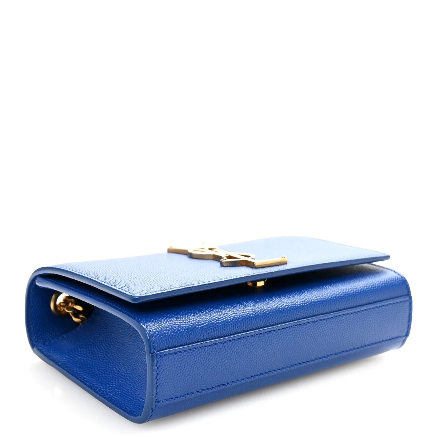 Grain De Poudre Small Classic Monogram Kate Satchel Royal Blue - Image 4