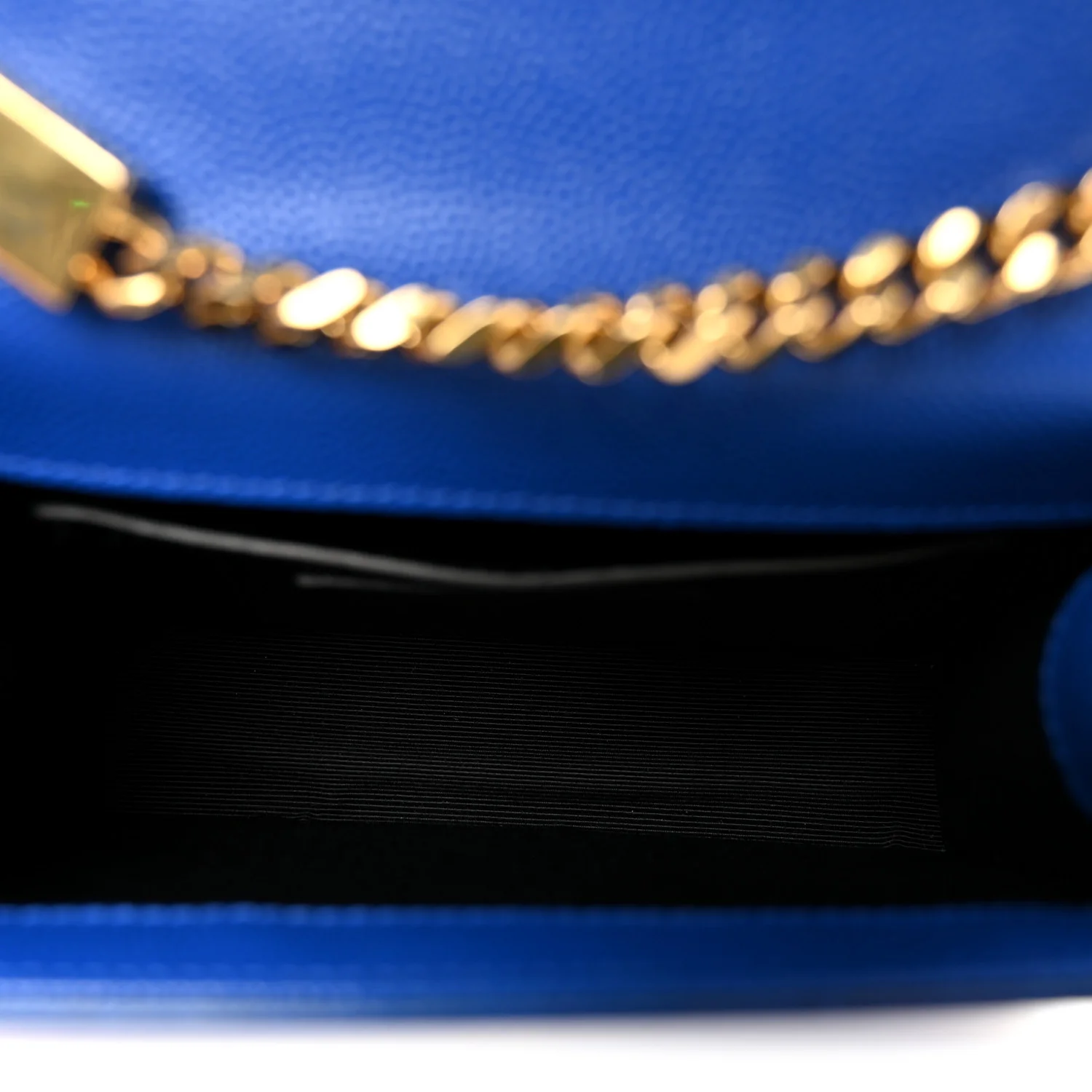 Grain De Poudre Small Classic Monogram Kate Satchel Royal Blue - Image 5