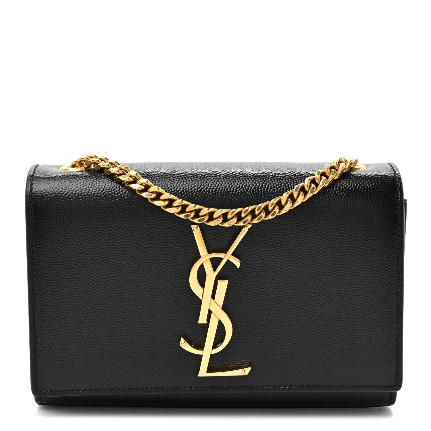 Grain De Poudre Small Monogram Kate Satchel Black