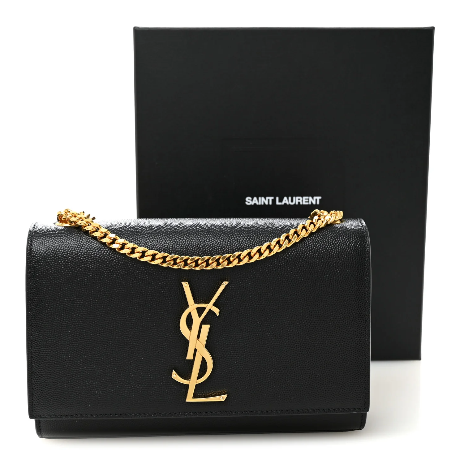 Grain De Poudre Small Monogram Kate Satchel Black - Image 10