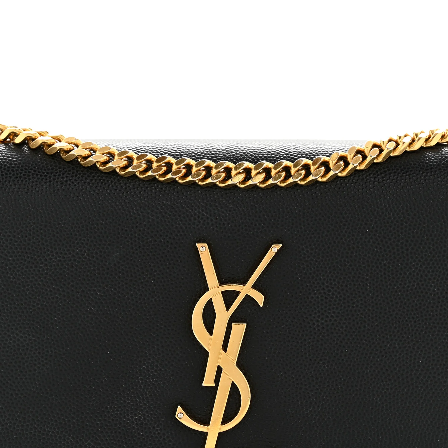 Grain De Poudre Small Monogram Kate Satchel Black - Image 8