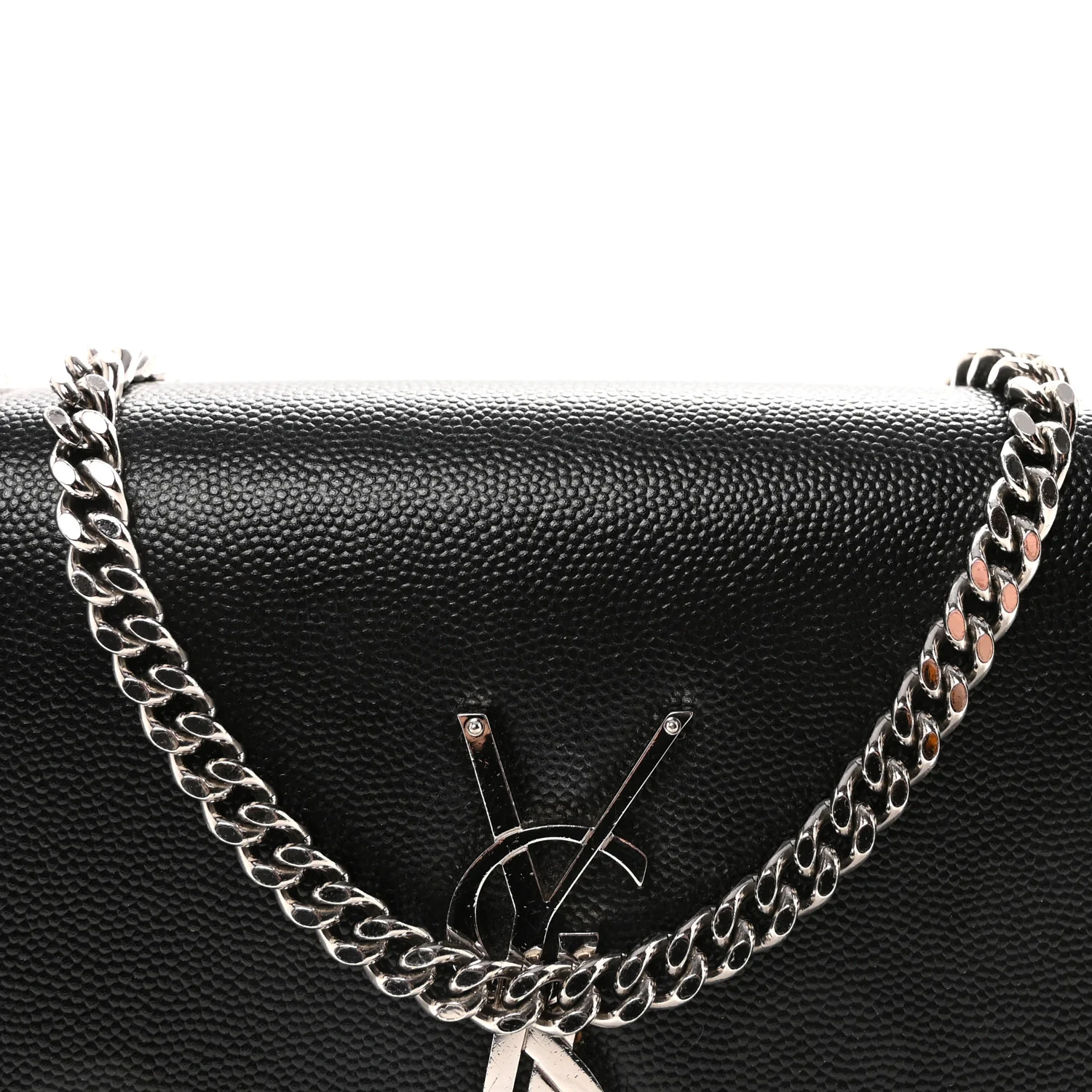 Grain De Poudre Small Monogram Kate Satchel Black - Image 7