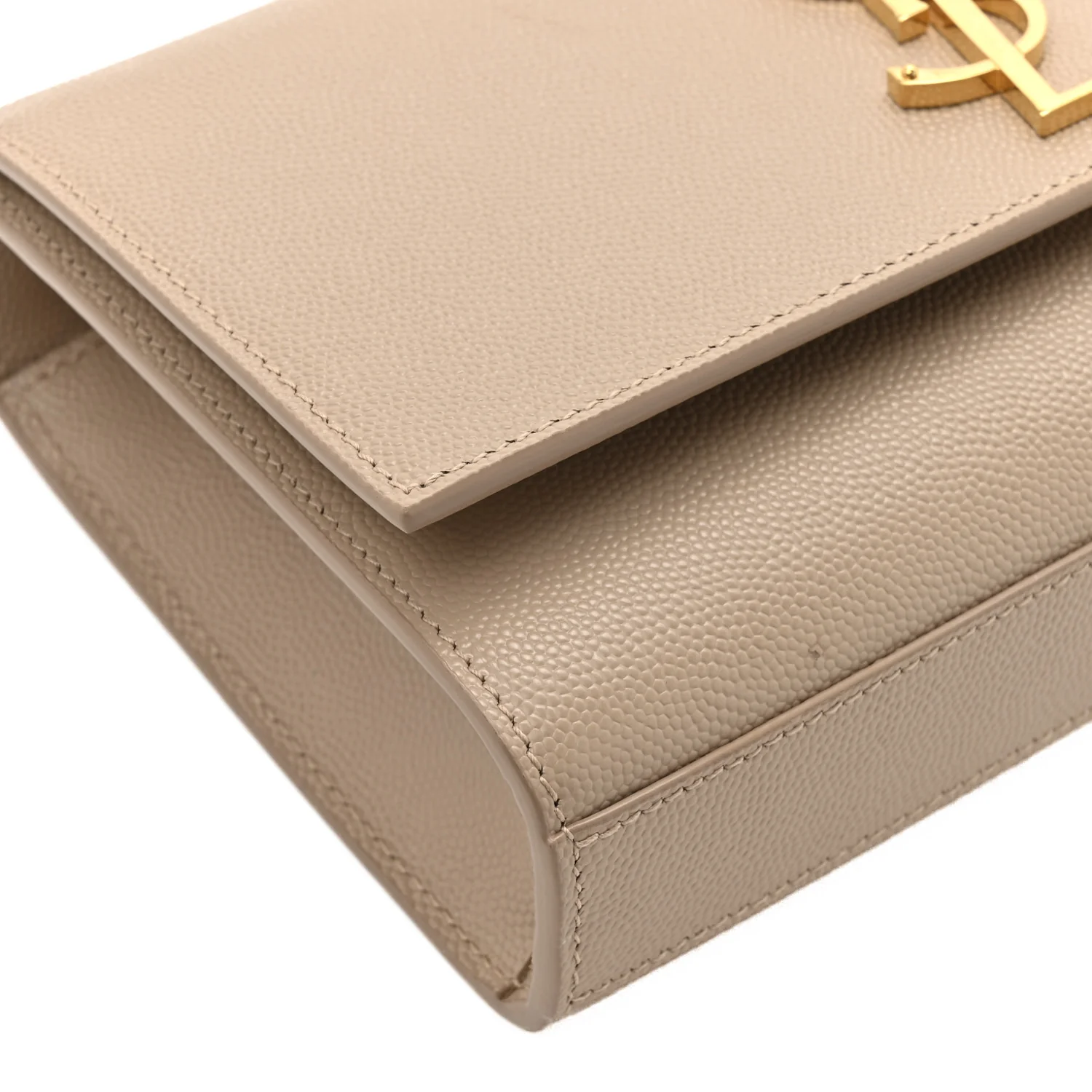 Grain De Poudre Small Monogram Kate Satchel Dark Beige - Image 11