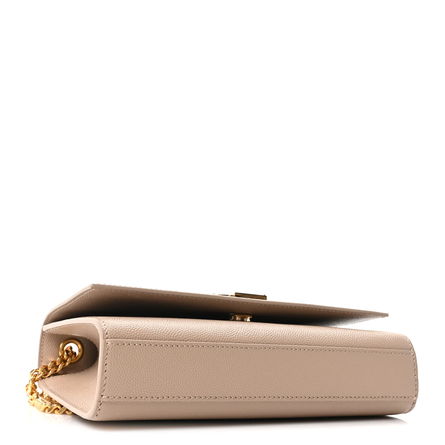 Grain De Poudre Small Monogram Kate Satchel Dark Beige - Image 4