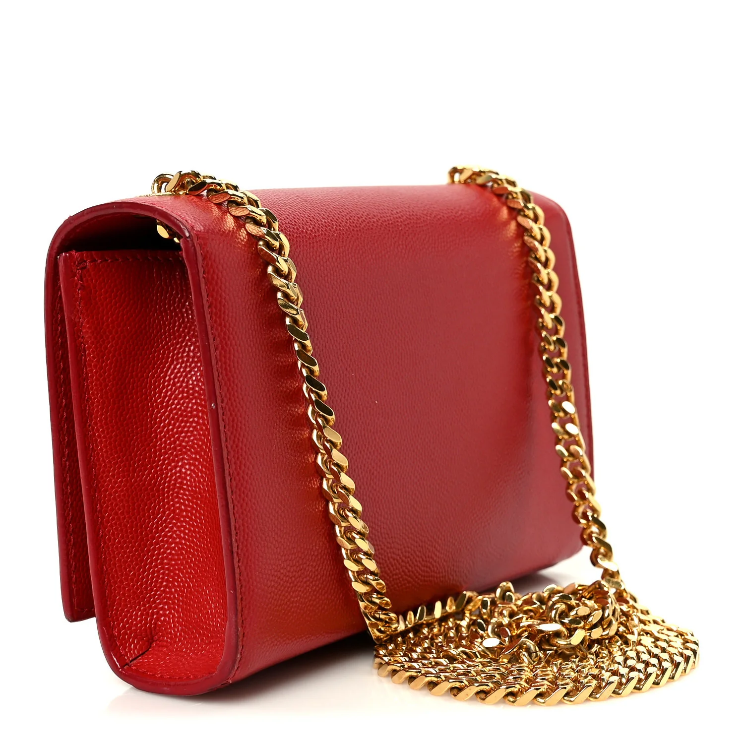 Grain De Poudre Small Monogram Kate Satchel Red - Image 3