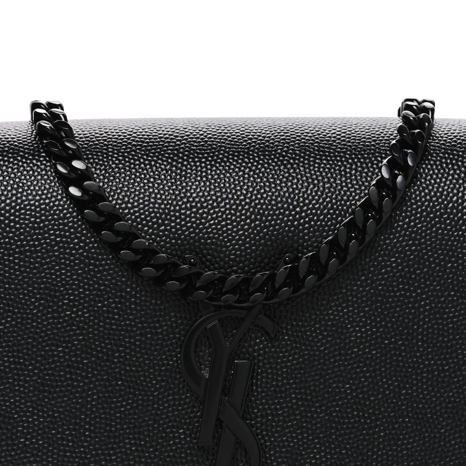 Grain De Poudre Small Monogram Monochrome Kate Satchel Black - Image 8
