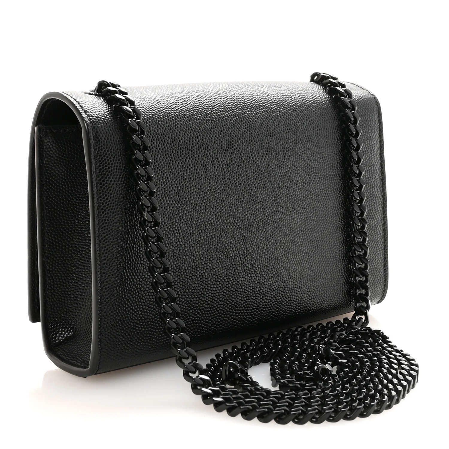 Grain De Poudre Small Monogram Monochrome Kate Satchel Black - Image 3