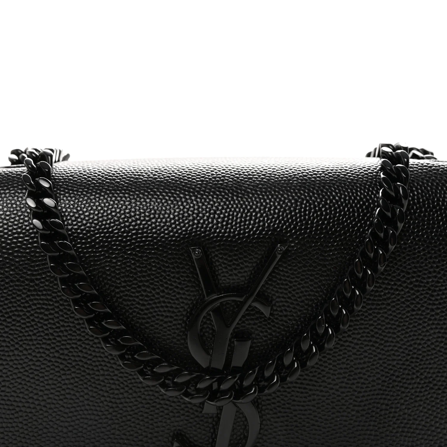 Grain De Poudre Small Monogram Monochrome Kate Satchel Black - Image 7