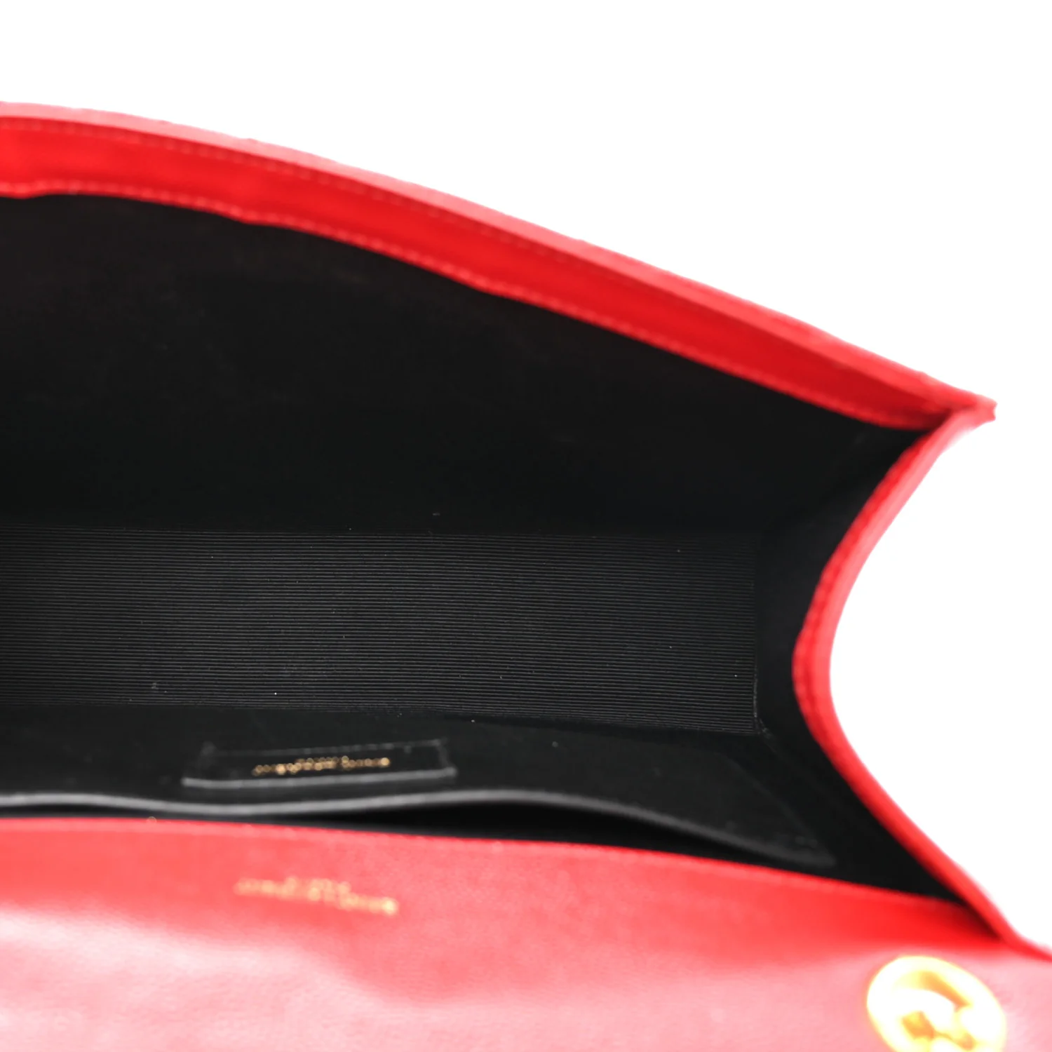 Grain De Poudre Textured Mixed Matelasse Triquilt Medium Monogram Satchel New Red - Image 5