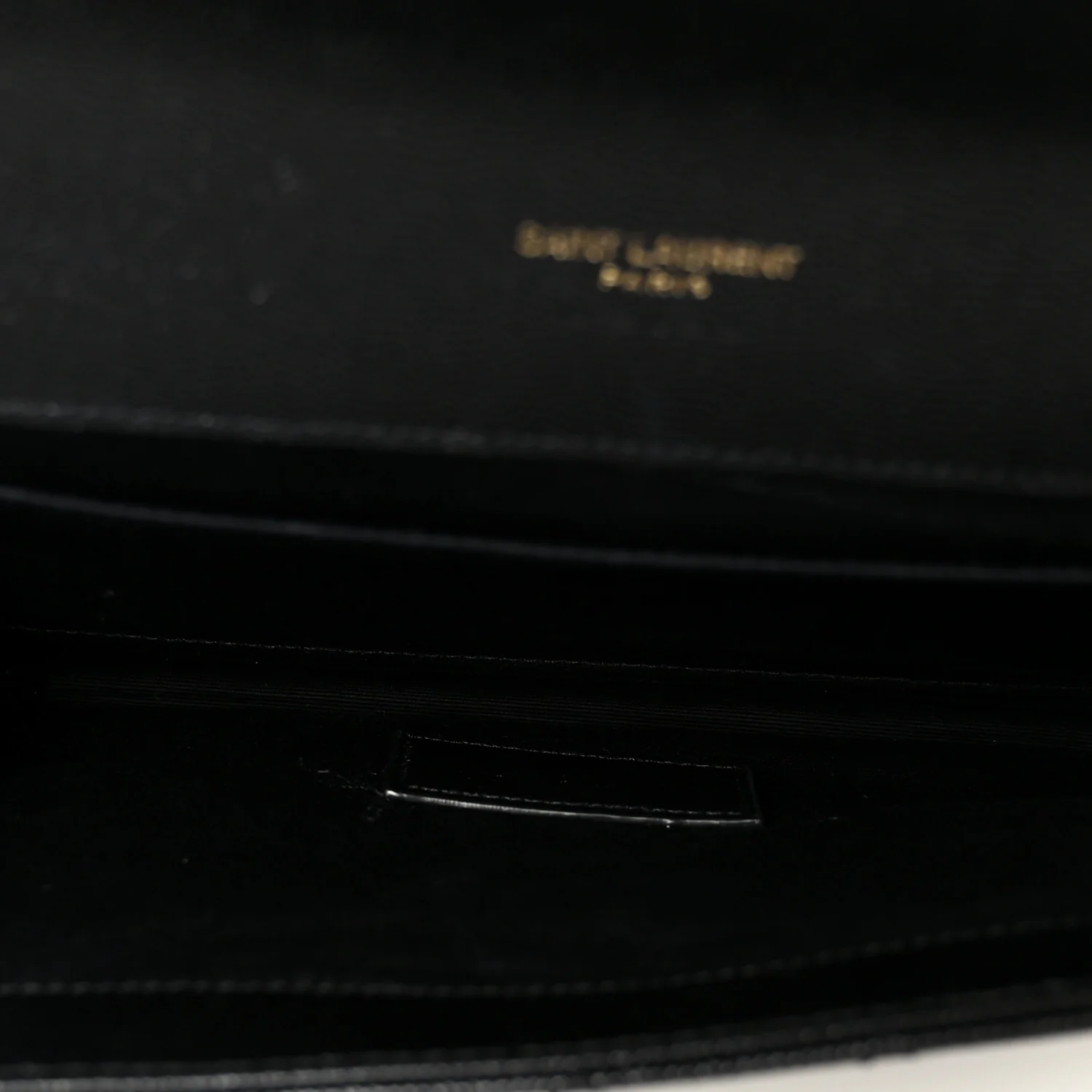 Grain De Poudre Textured Mixed Matelasse Triquilt Monogram Clutch Black - Image 5