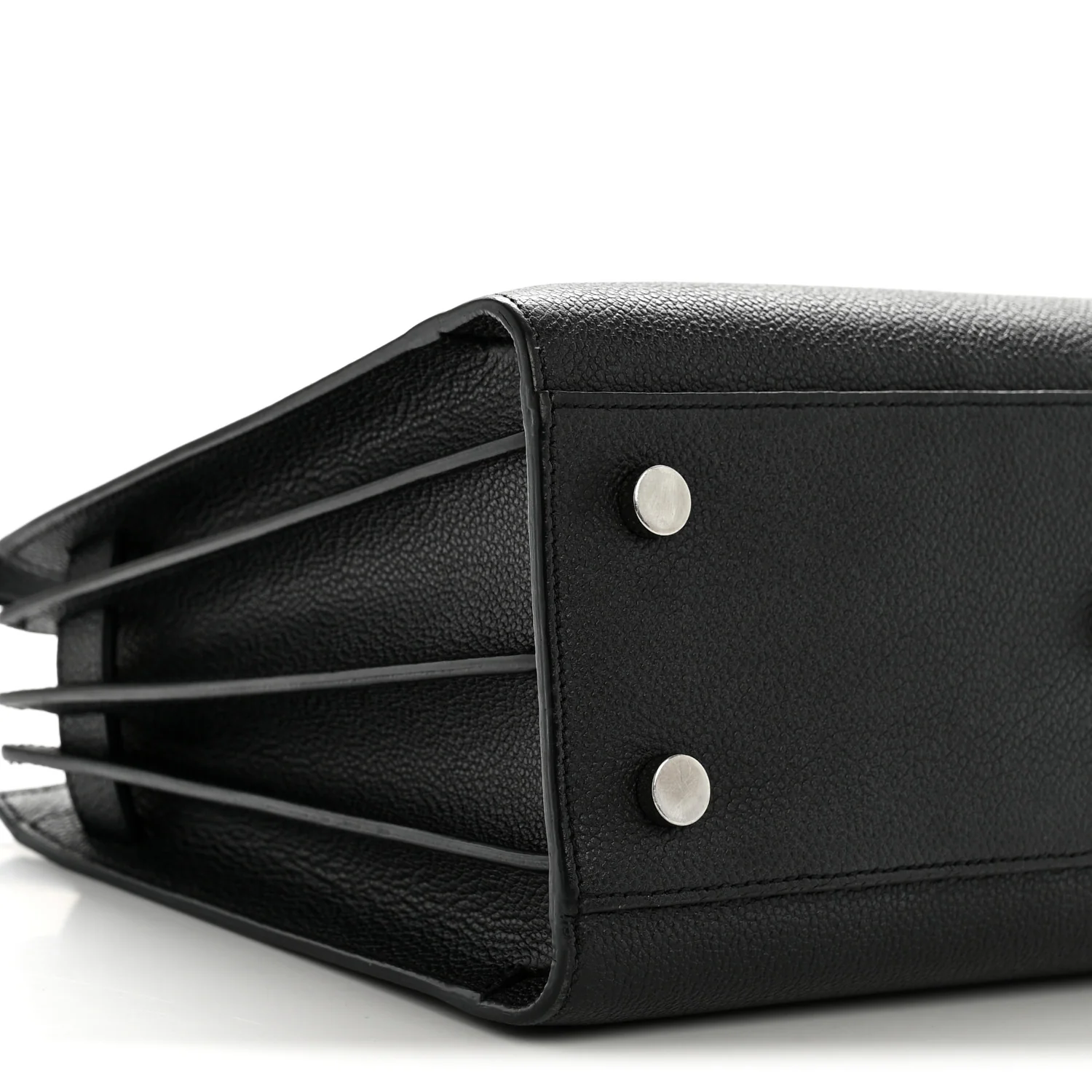 Grained Calfskin Baby Sac De Jour Black - Image 10