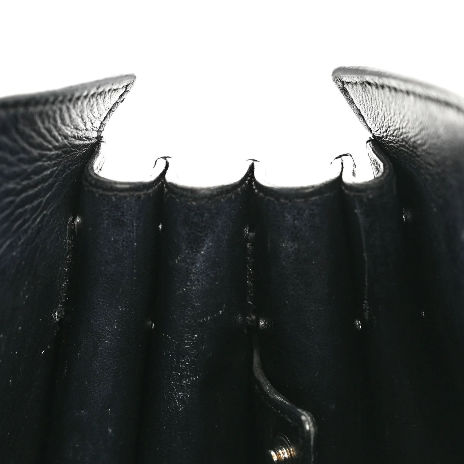 Grained Calfskin Baby Sac De Jour Black - Image 13
