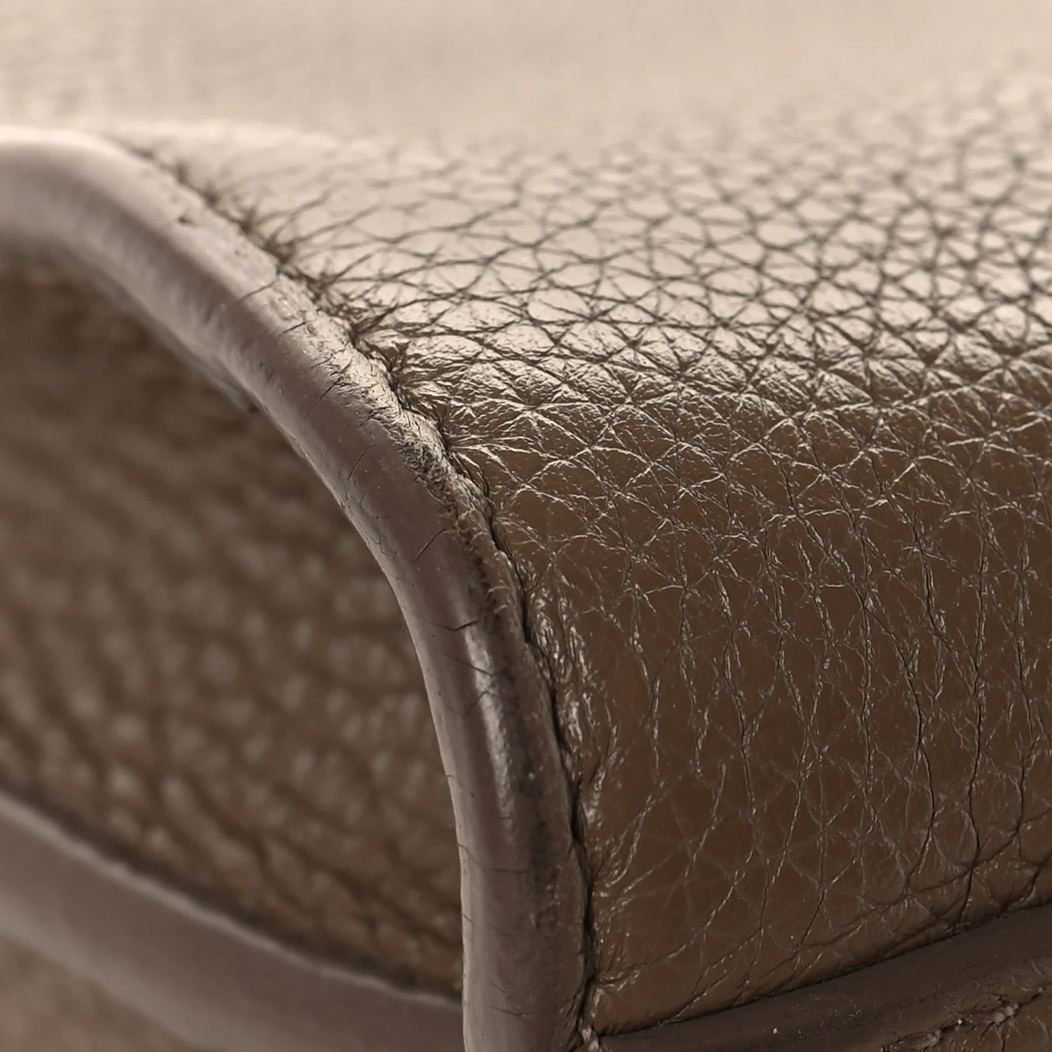 Grained Calfskin Baby Sac De Jour Souple Taupe - Image 10