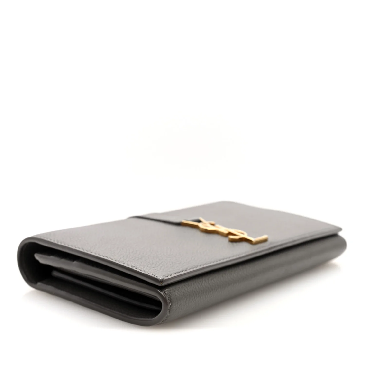 Grained Calfskin Monogram Large Flap Wallet Earth - Image 4