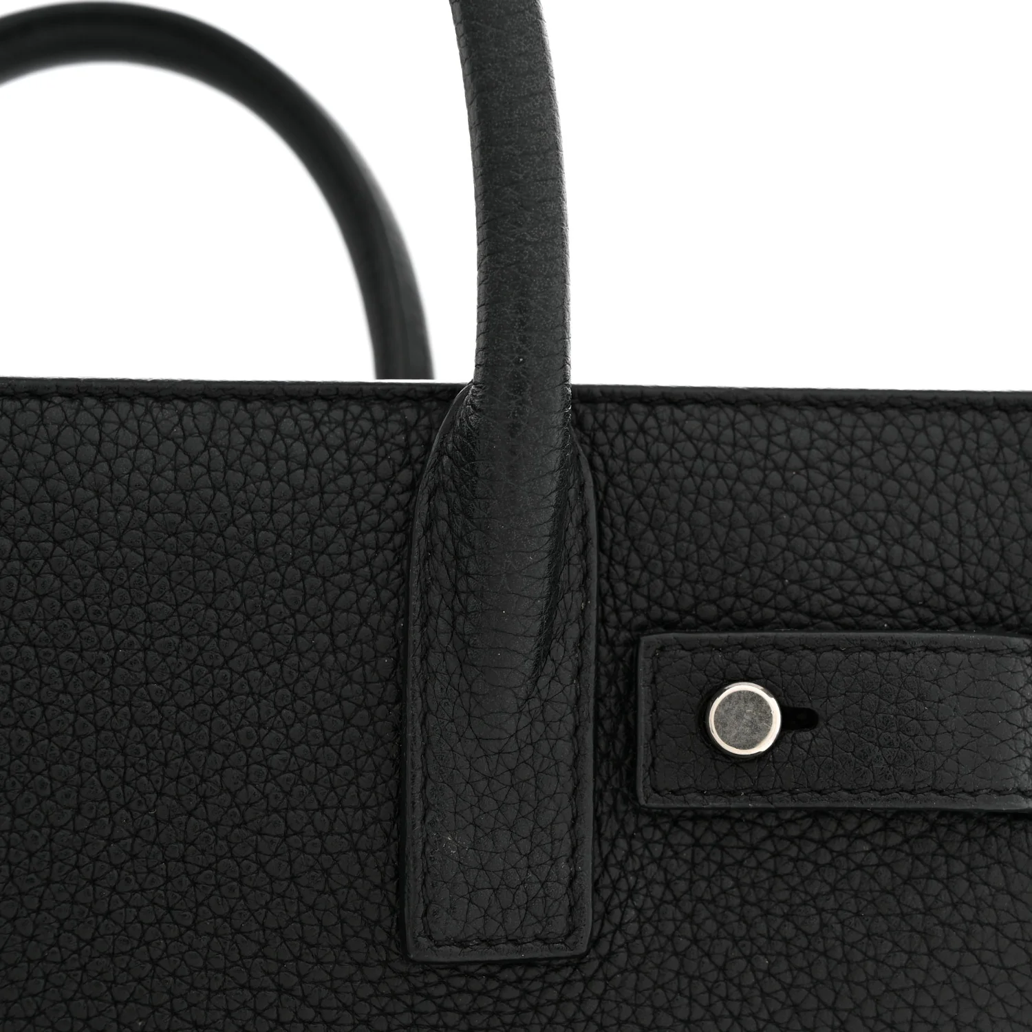 Grained Calfskin Nano Sac De Jour Souple Black - Image 12