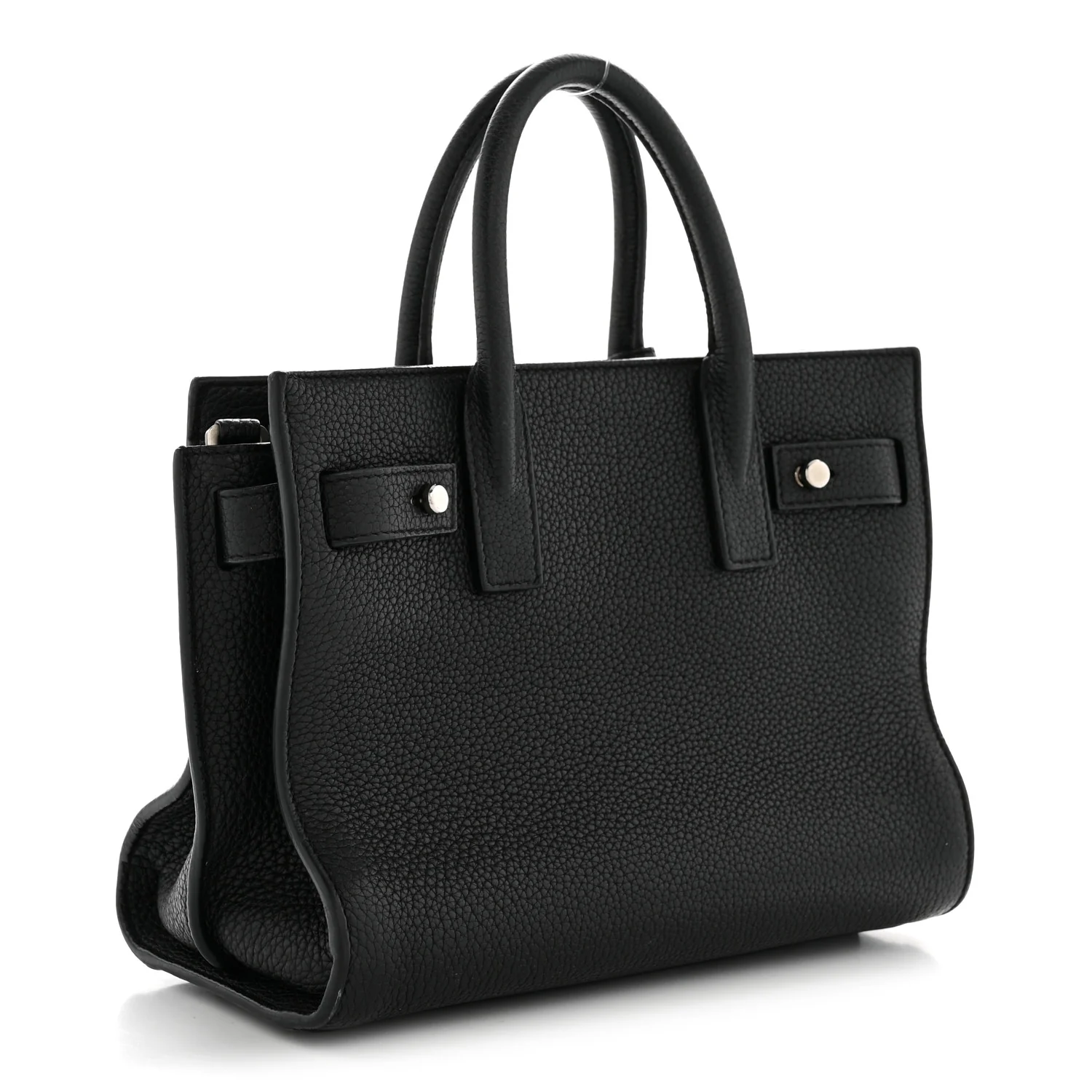 Grained Calfskin Nano Sac De Jour Souple Black - Image 3