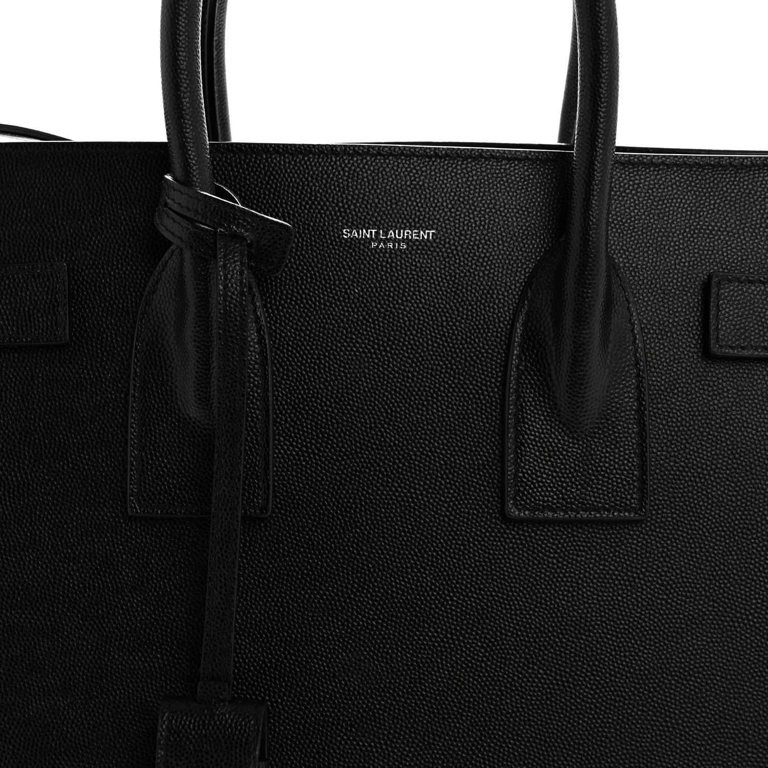 Grained Calfskin Small Sac De Jour Black - Image 9