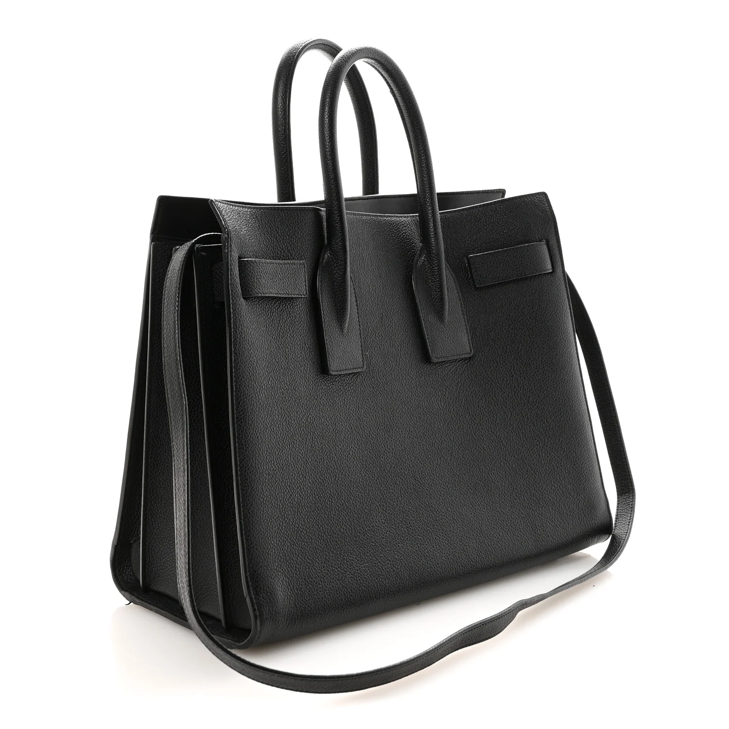 Grained Calfskin Small Sac De Jour Black - Image 3