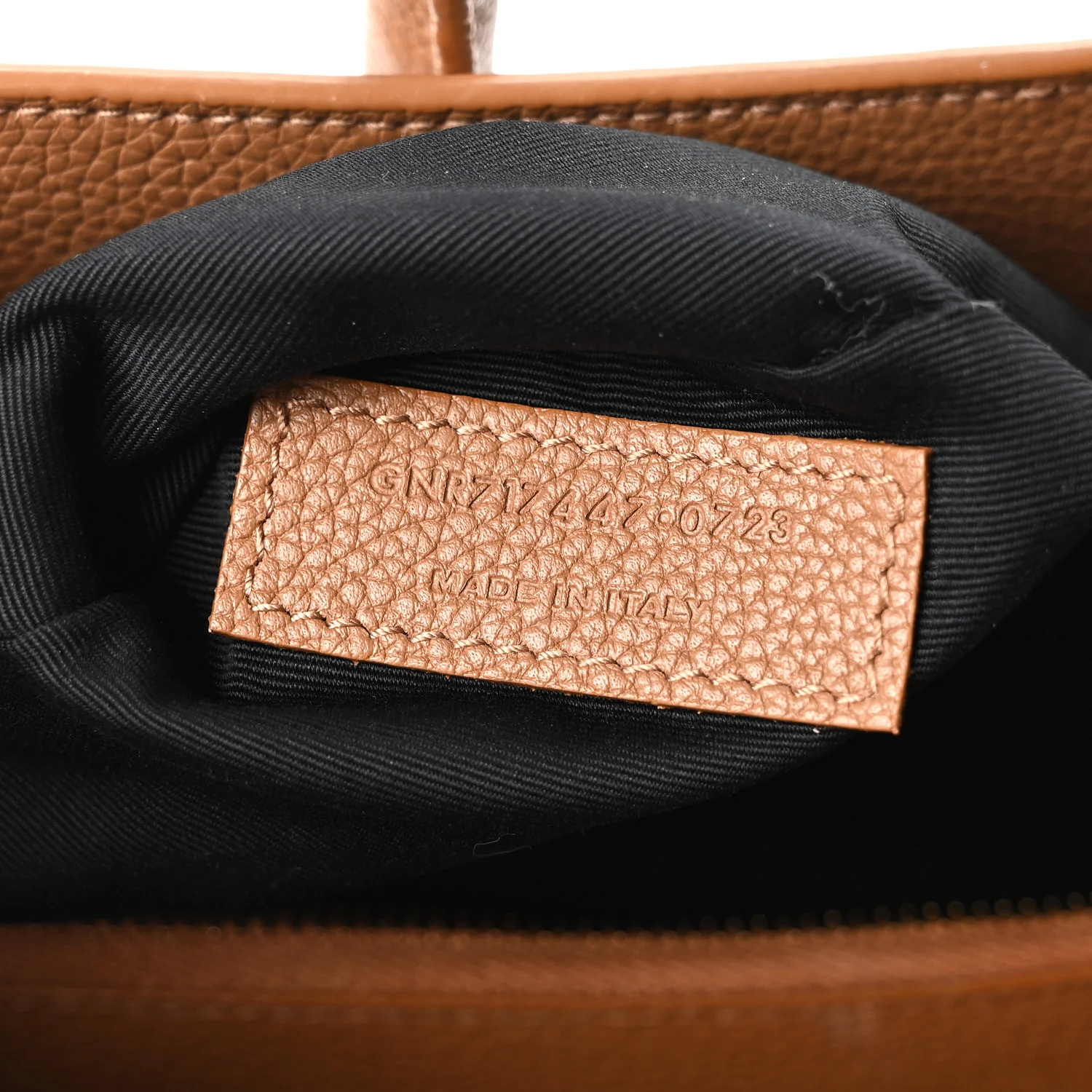 Grained Calfskin Small Supple Sac De Jour Cinnamon - Image 7