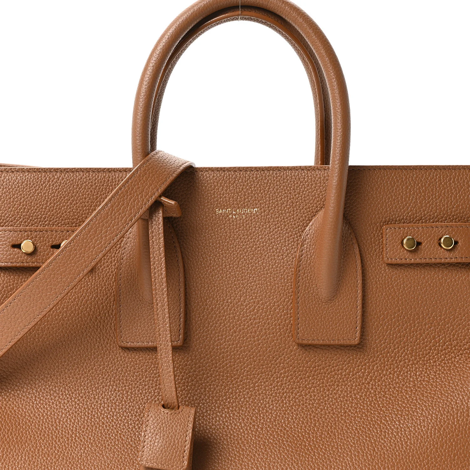 Grained Calfskin Small Supple Sac De Jour Cinnamon - Image 8