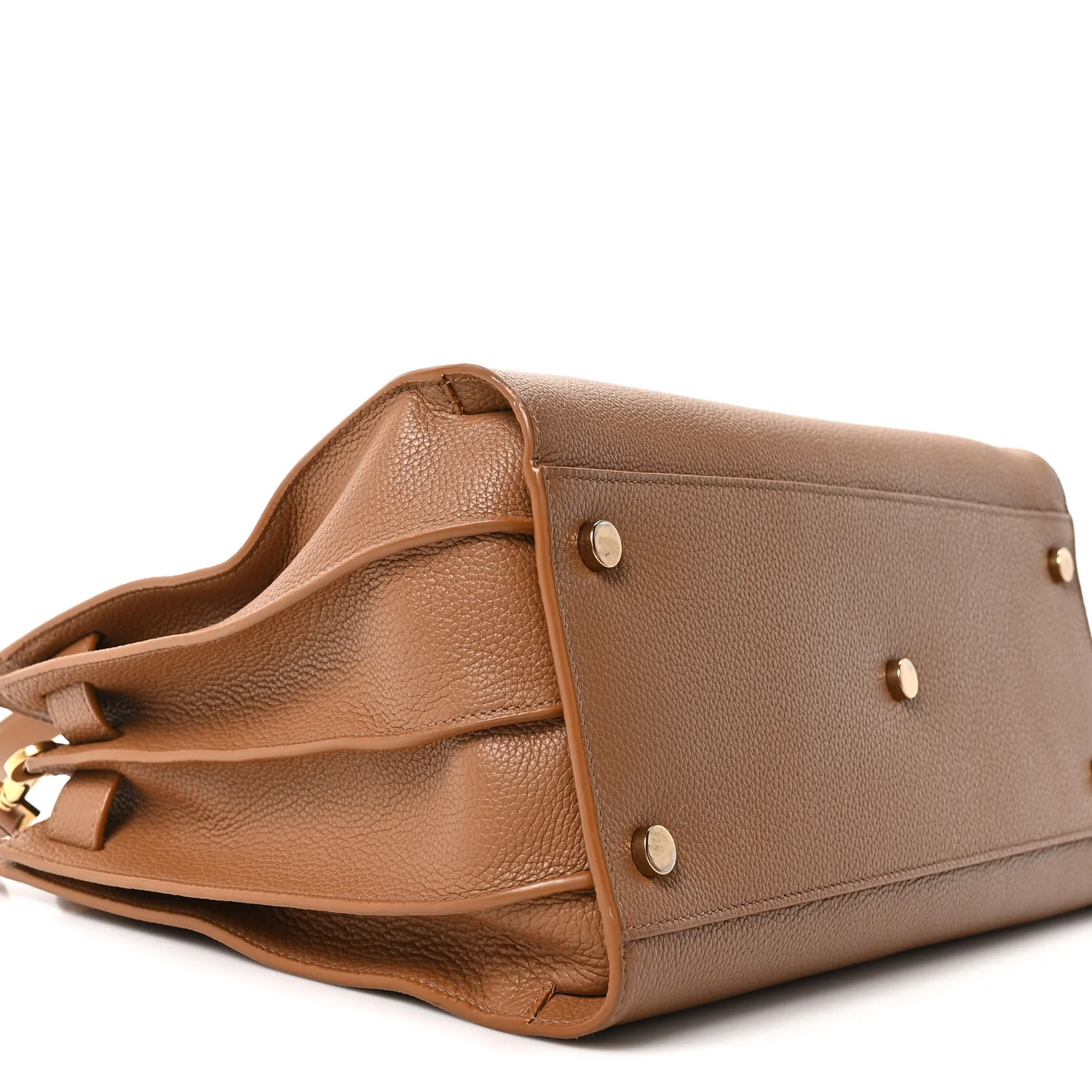Grained Calfskin Small Supple Sac De Jour Cinnamon - Image 9