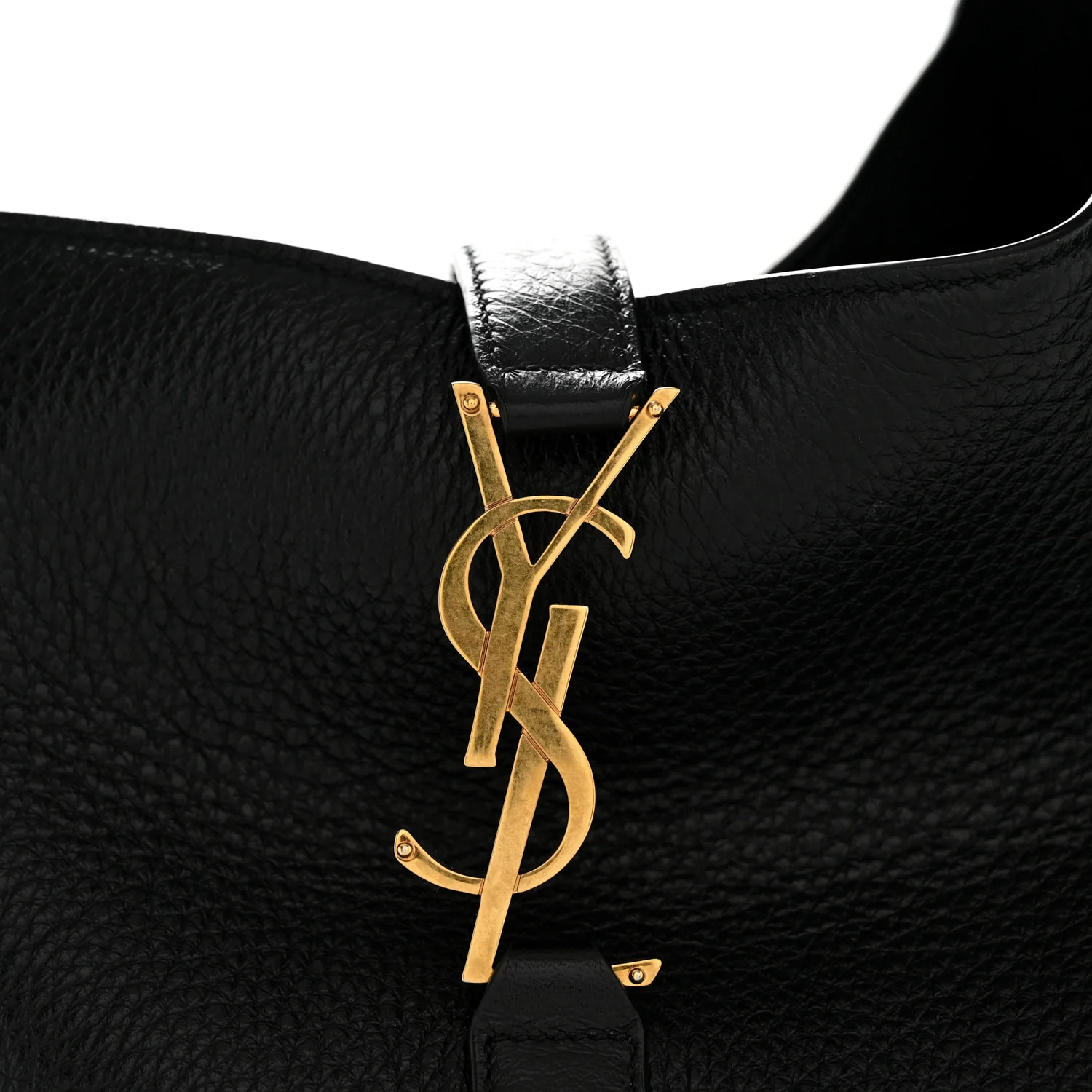 Grained Deerskin Bea Tote Black - Image 12