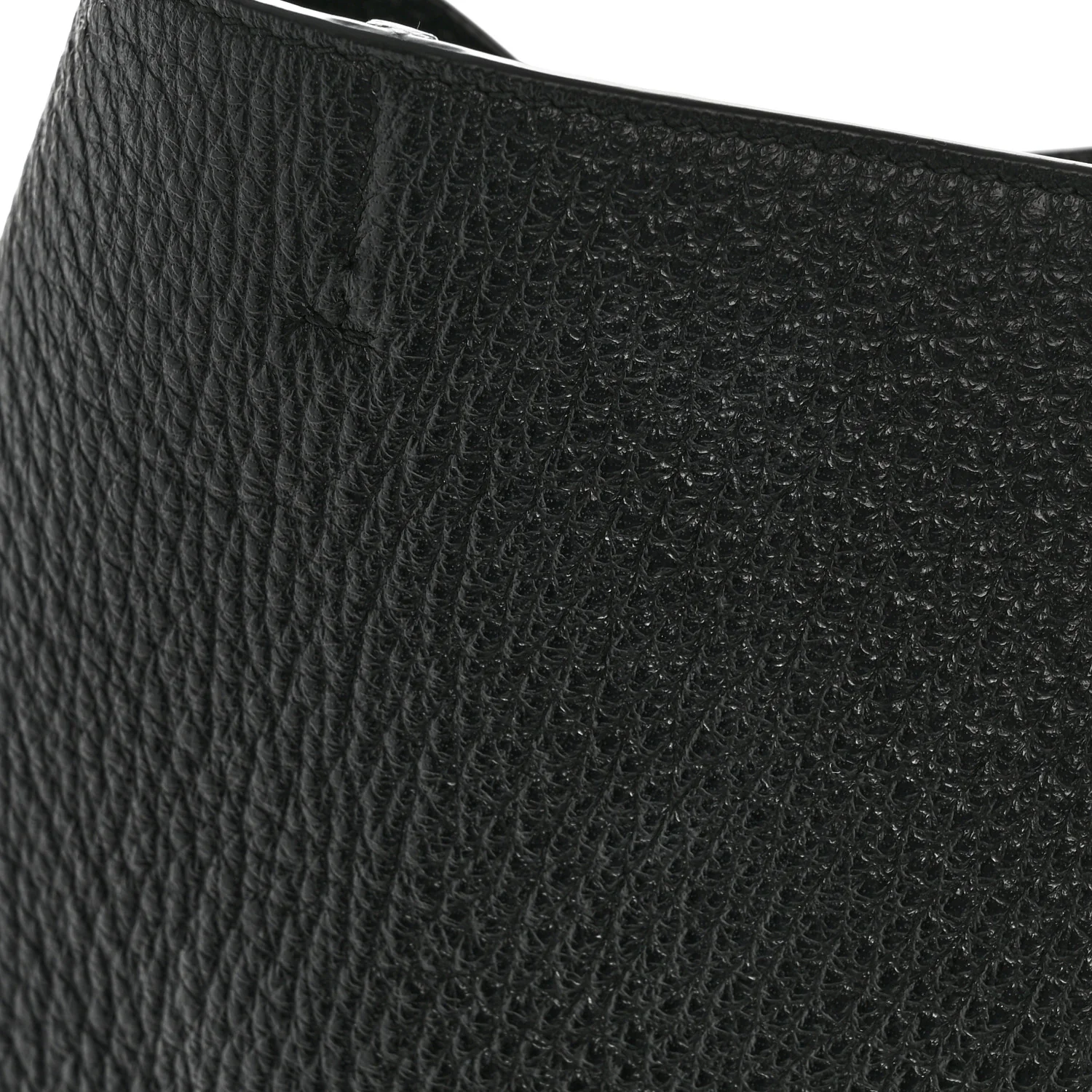 Grained Deerskin Bea Tote Black - Image 14