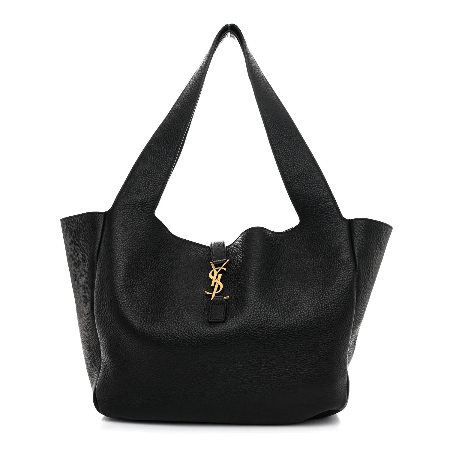 Grained Deerskin Bea Tote Black