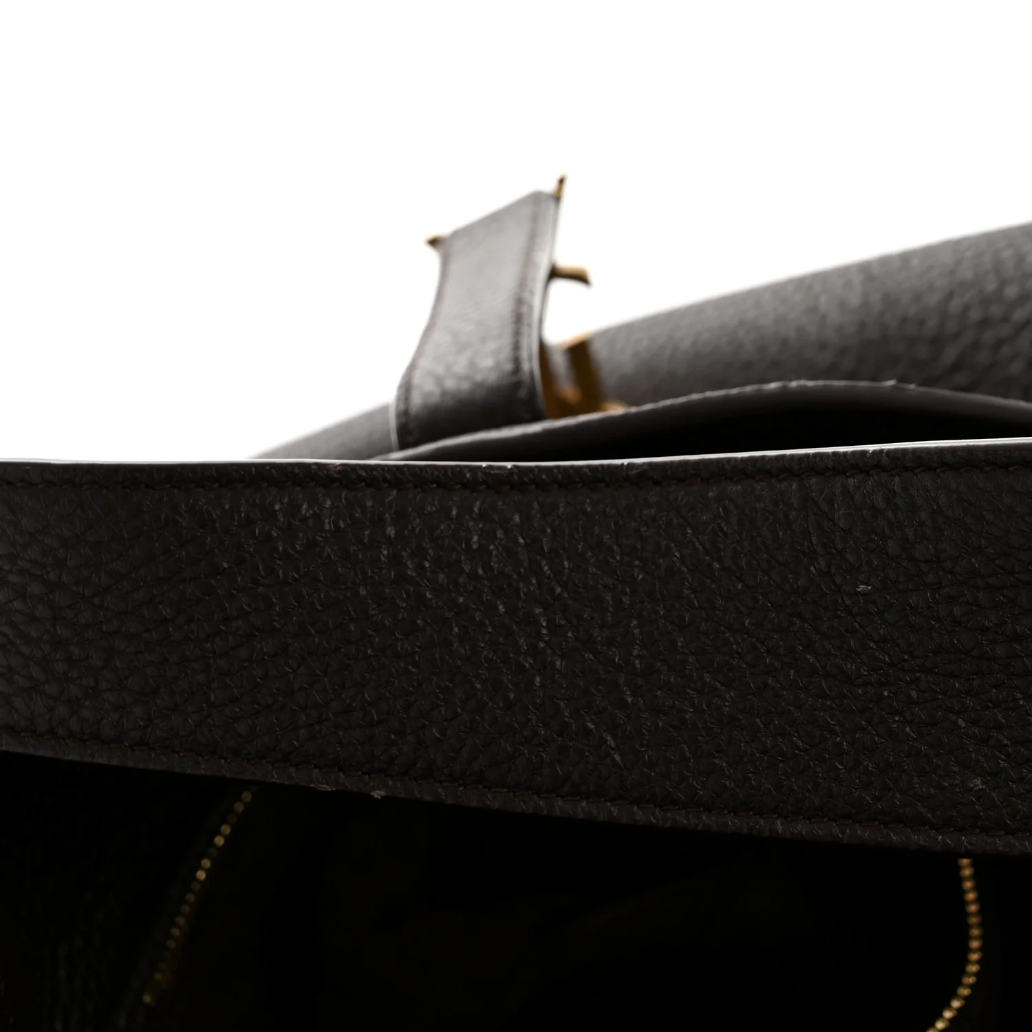 Grained Deerskin Bea Tote Musk - Image 12