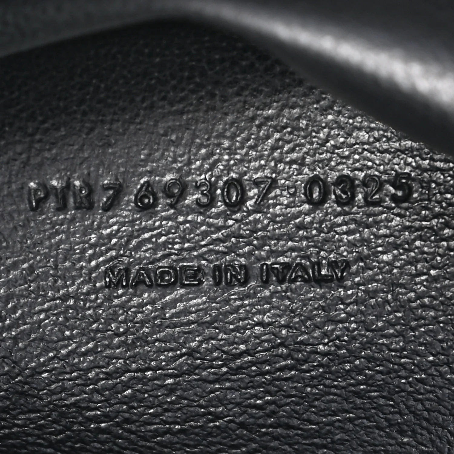 Grained Lambskin Cassandre Envelope Pouch Black - Image 7