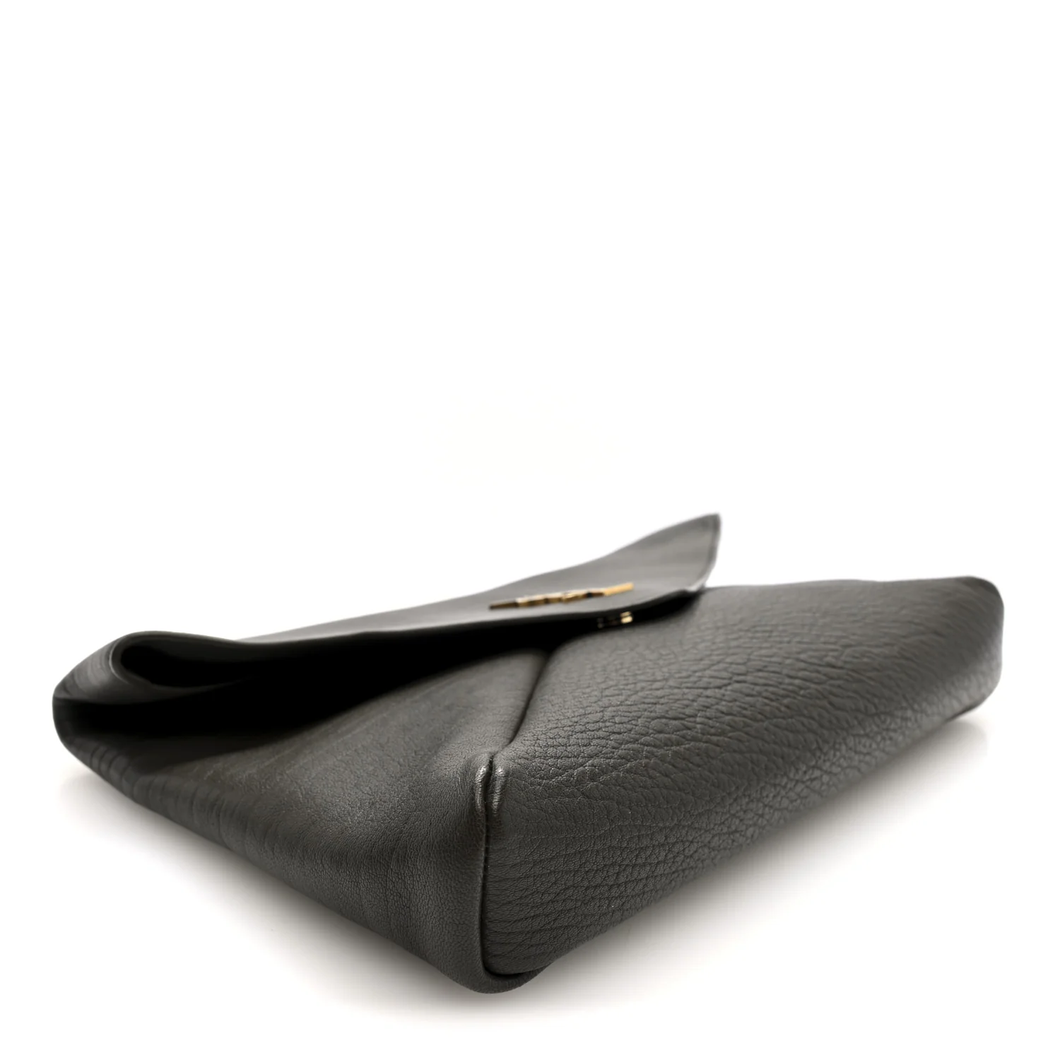 Grained Lambskin Large Cassandre Envelope Pouch Light Musk - Image 4
