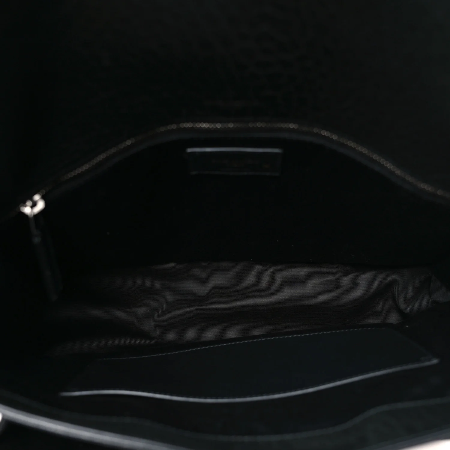 Grained Lambskin Monogram Large Niki Chain Satchel Black - Image 5