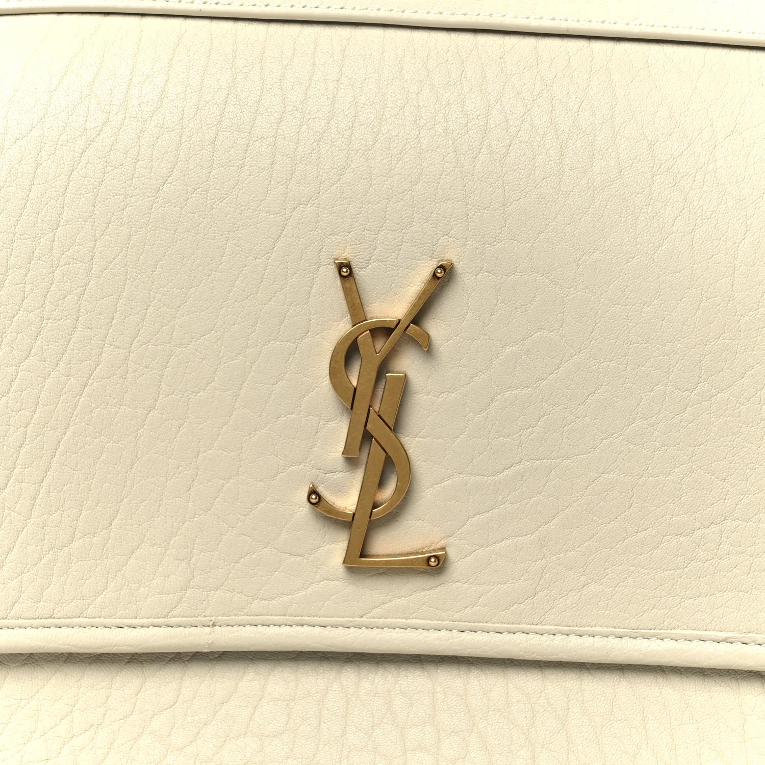 Grained Lambskin Monogram Large Niki Chain Satchel Crema Soft - Image 9