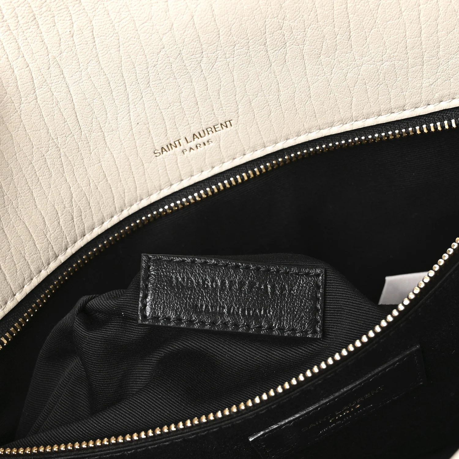 Grained Lambskin Monogram Large Niki Chain Satchel Crema Soft - Image 7