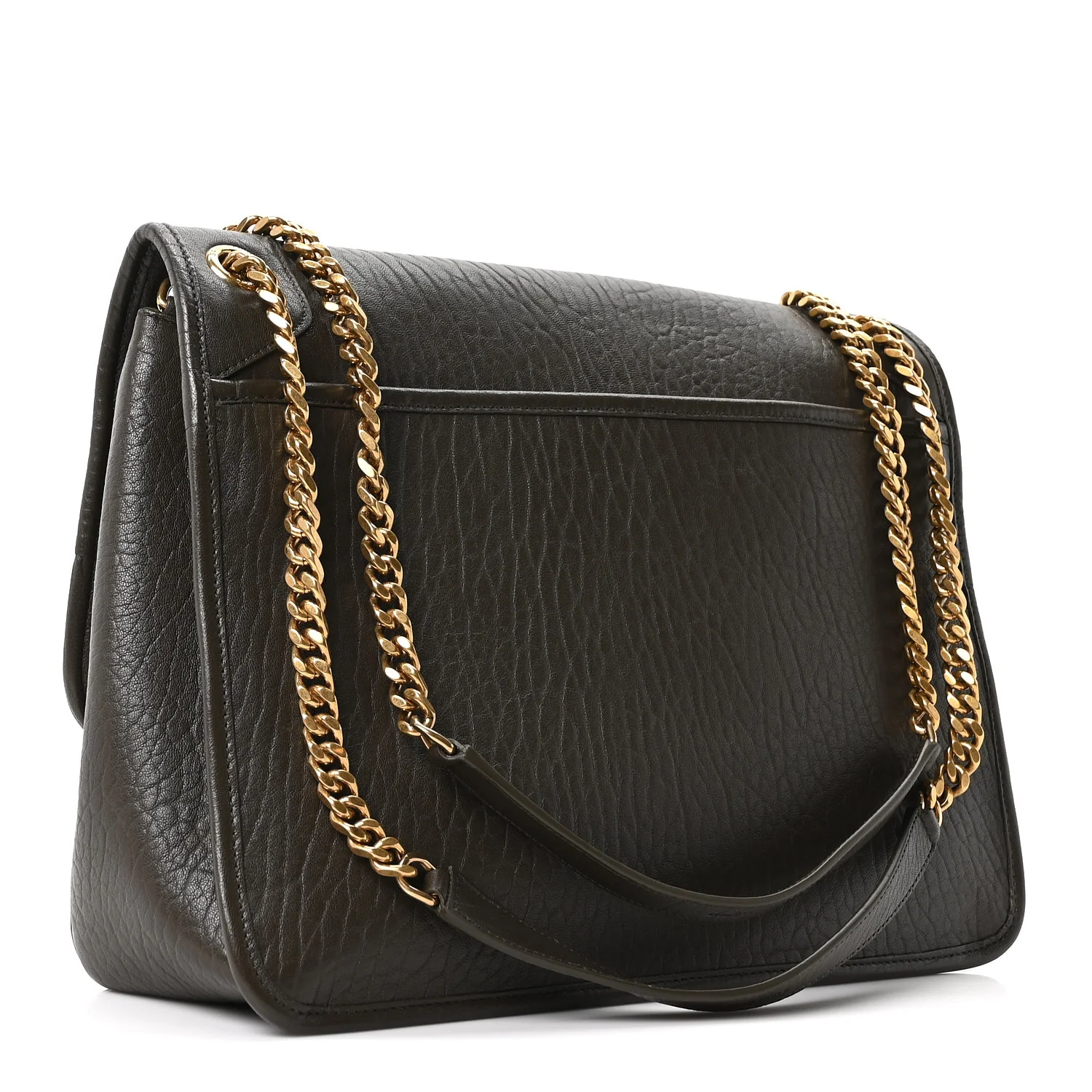 Grained Lambskin Monogram Large Niki Chain Satchel Light Musk - Image 3
