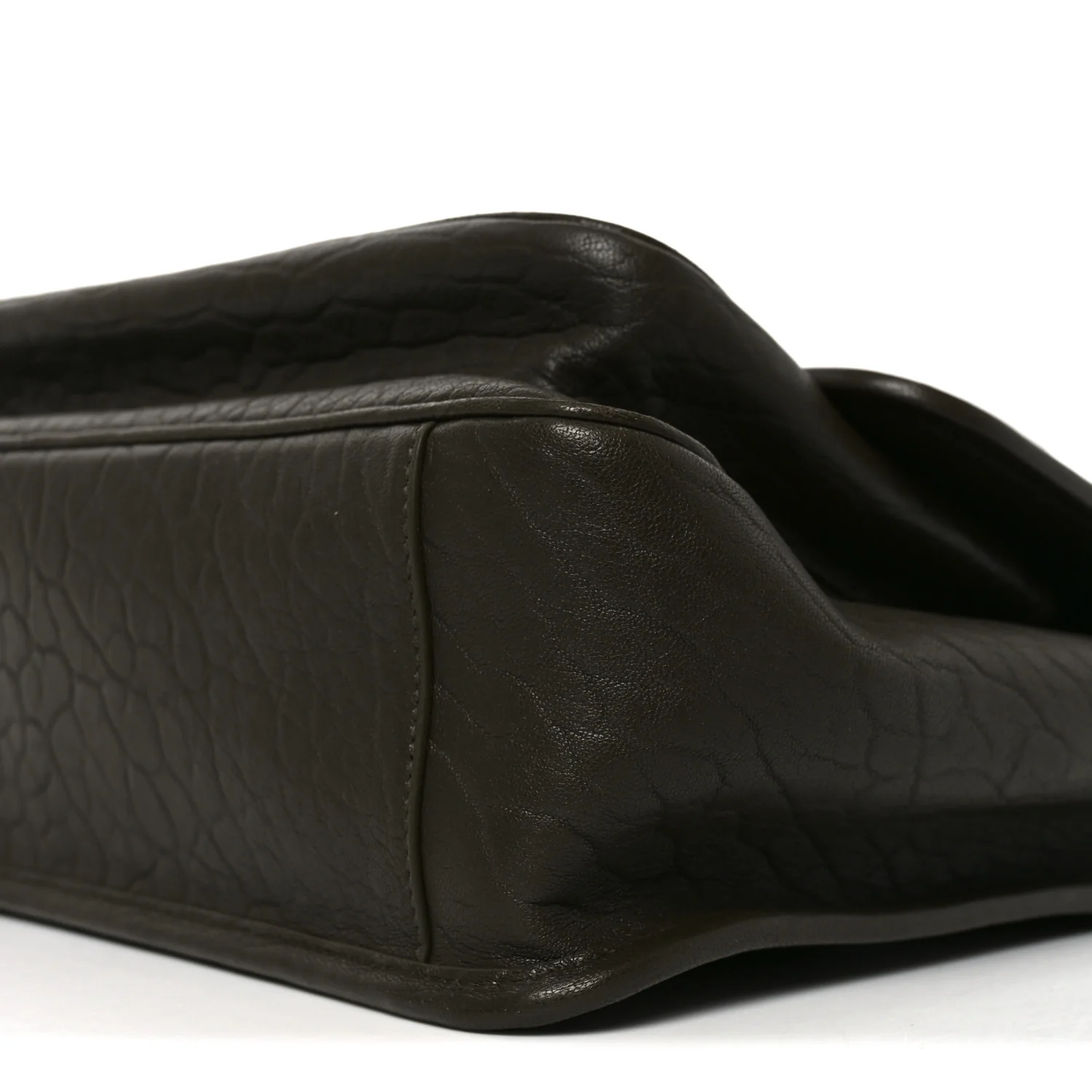 Grained Lambskin Monogram Large Niki Chain Satchel Light Musk - Image 10