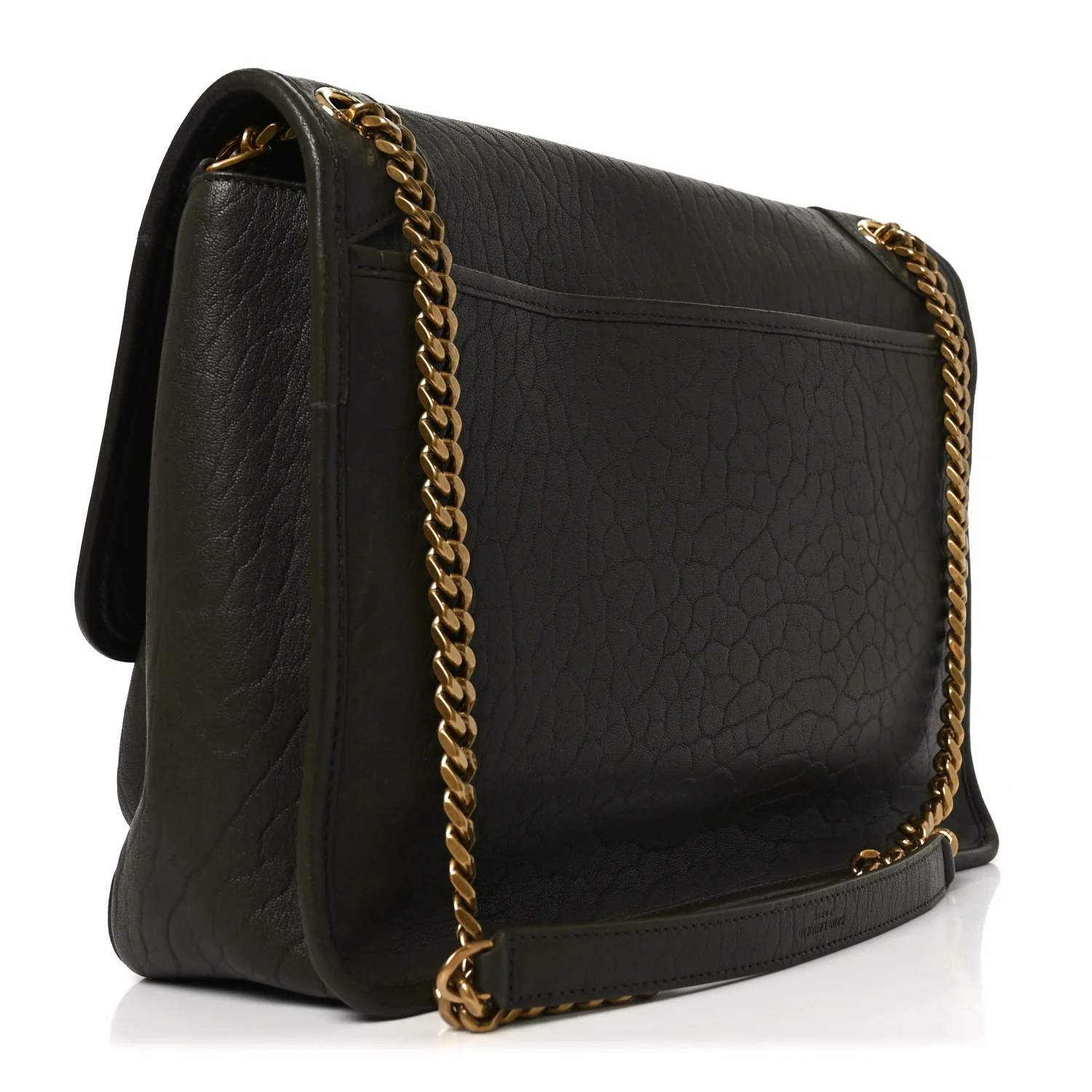 Grained Lambskin Monogram Large Niki Chain Satchel Light Musk - Image 3