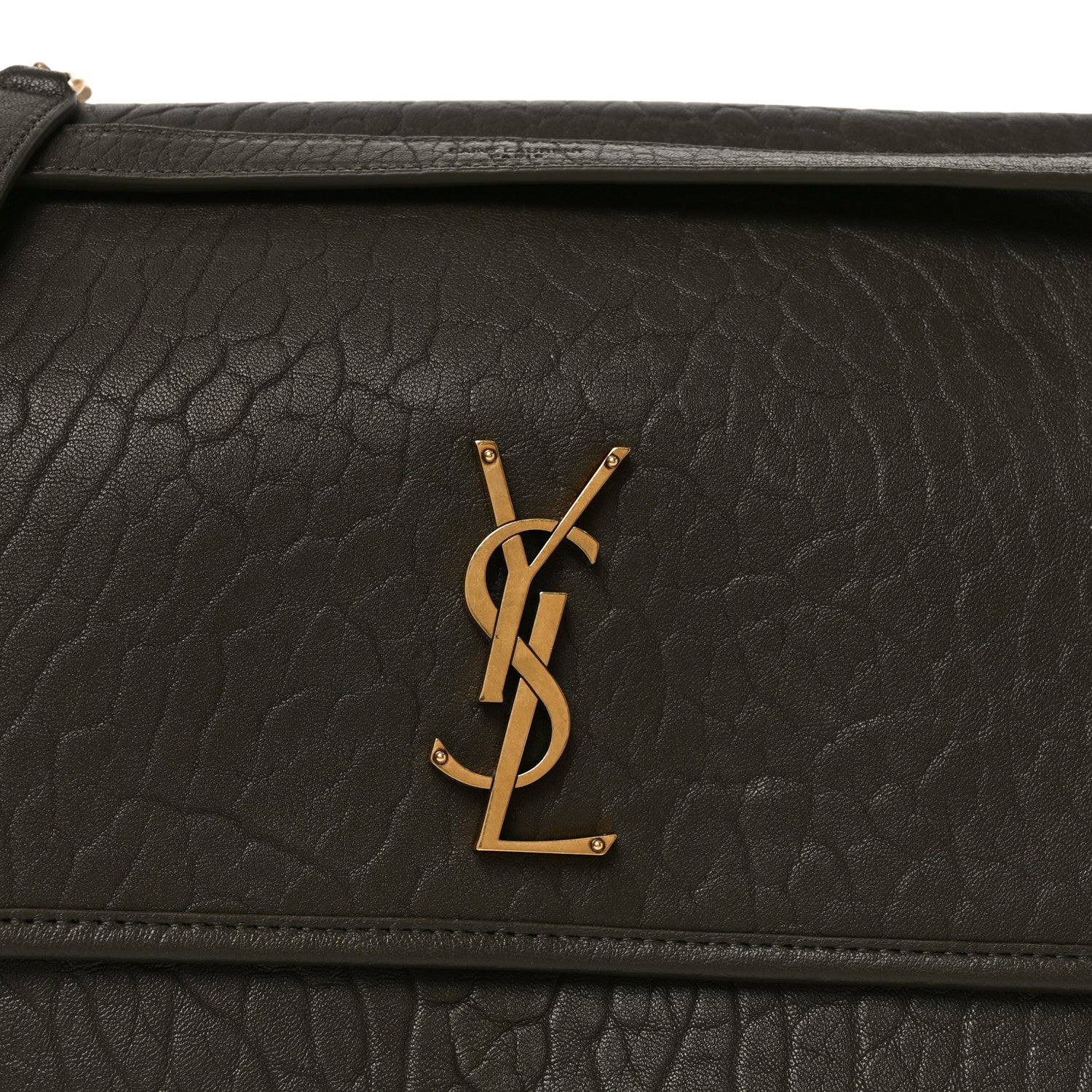 Grained Lambskin Monogram Large Niki Chain Satchel Light Musk - Image 8