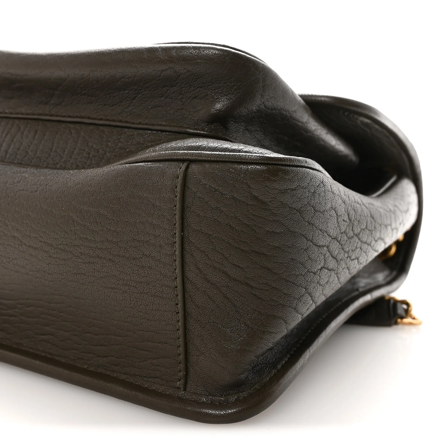 Grained Lambskin Monogram Large Niki Chain Satchel Light Musk - Image 9
