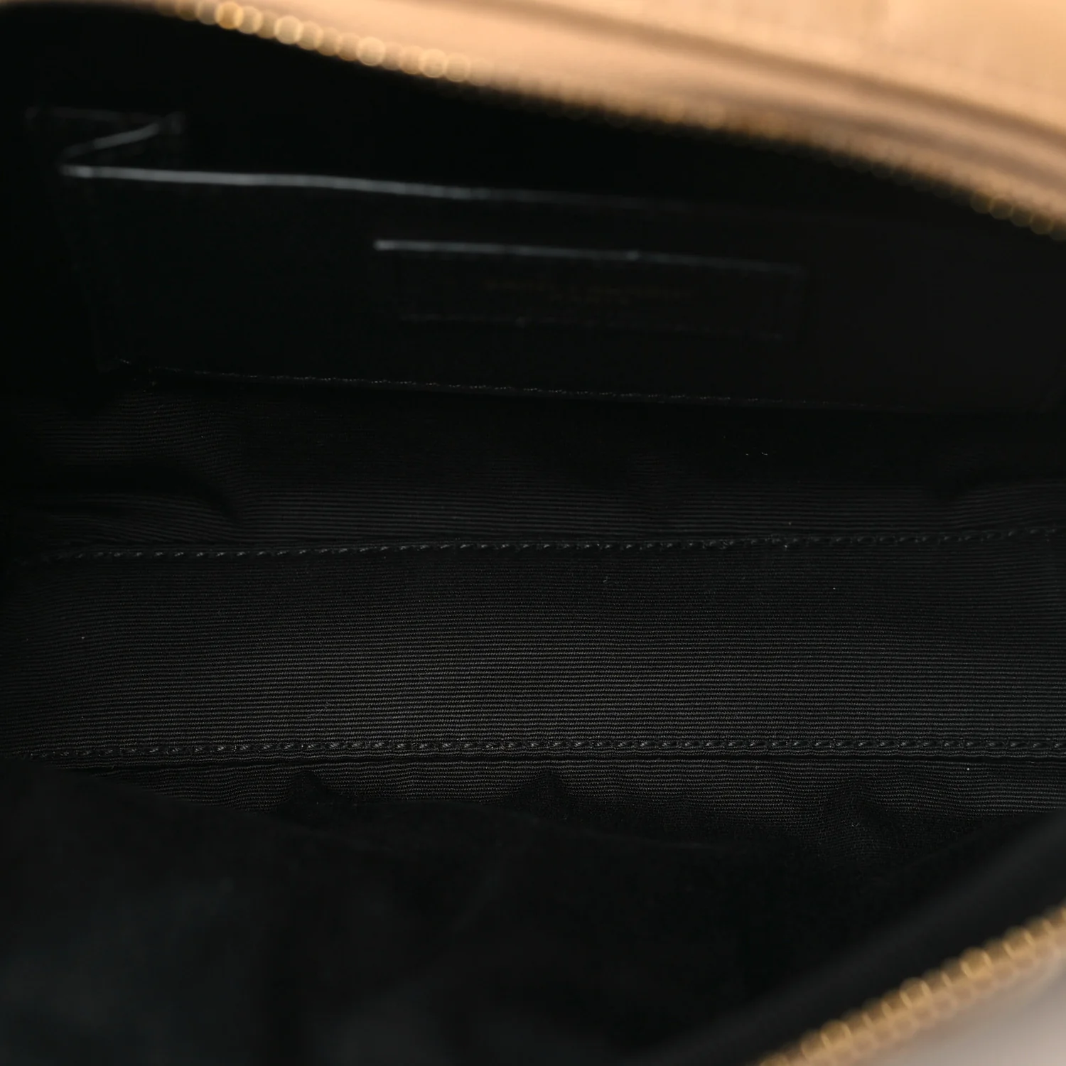 Lambskin Carre Quilted Cassandre Mini Camera Bag Natural Tan - Image 5
