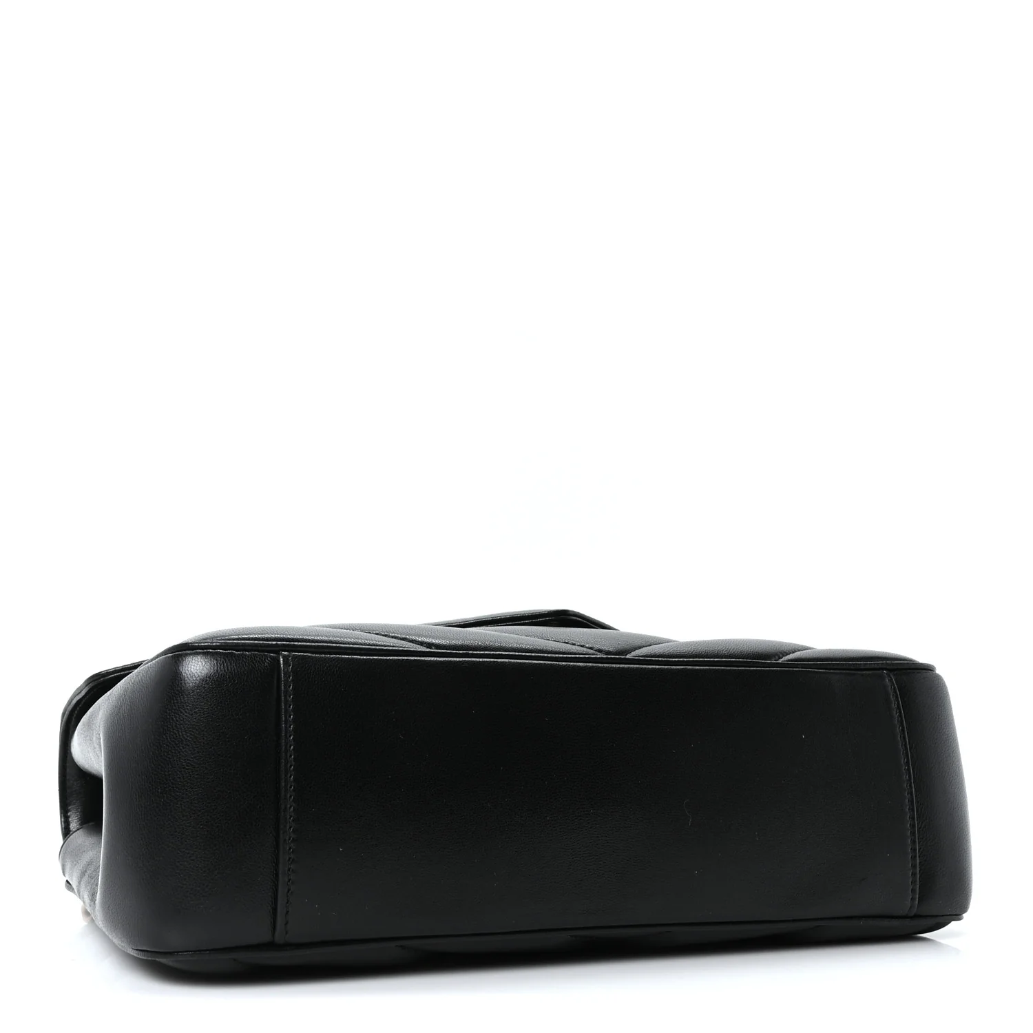 Lambskin Chevron Quilted Medium LouLou Black - Image 6