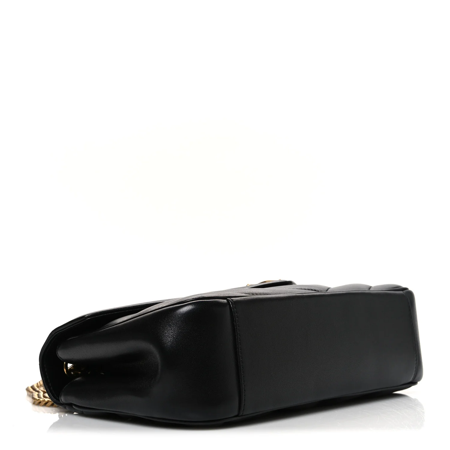 Lambskin Chevron Quilted Medium Loulou Black - Image 5