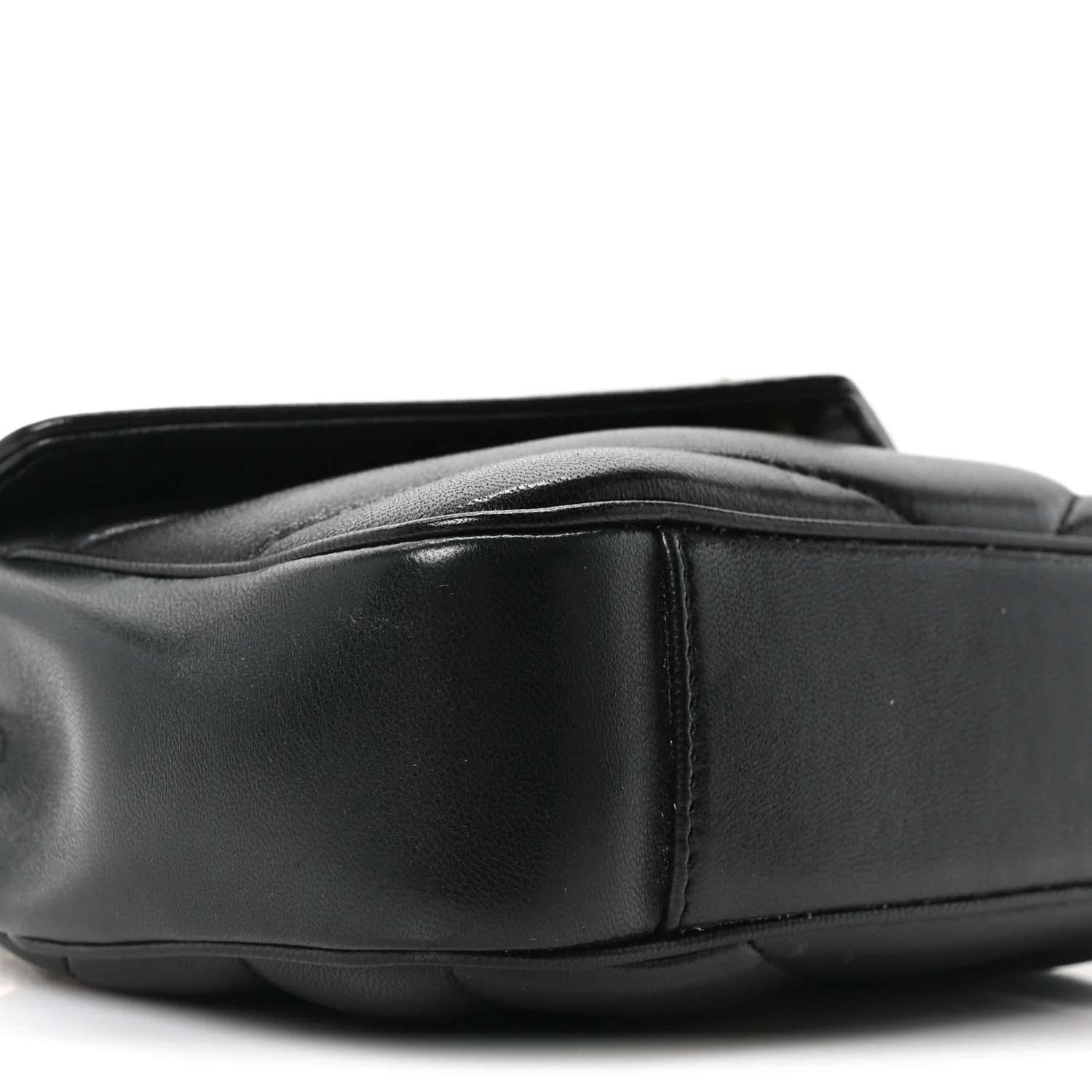 Lambskin Chevron Quilted Mini LouLou Black - Image 10