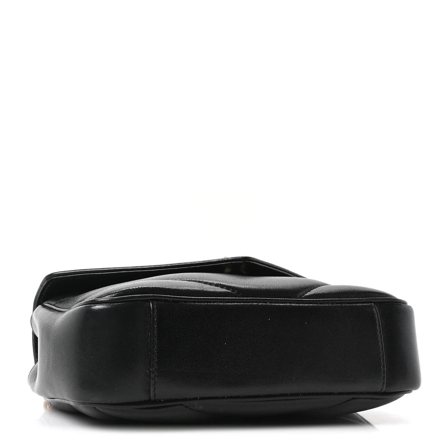 Lambskin Chevron Quilted Mini LouLou Black - Image 5
