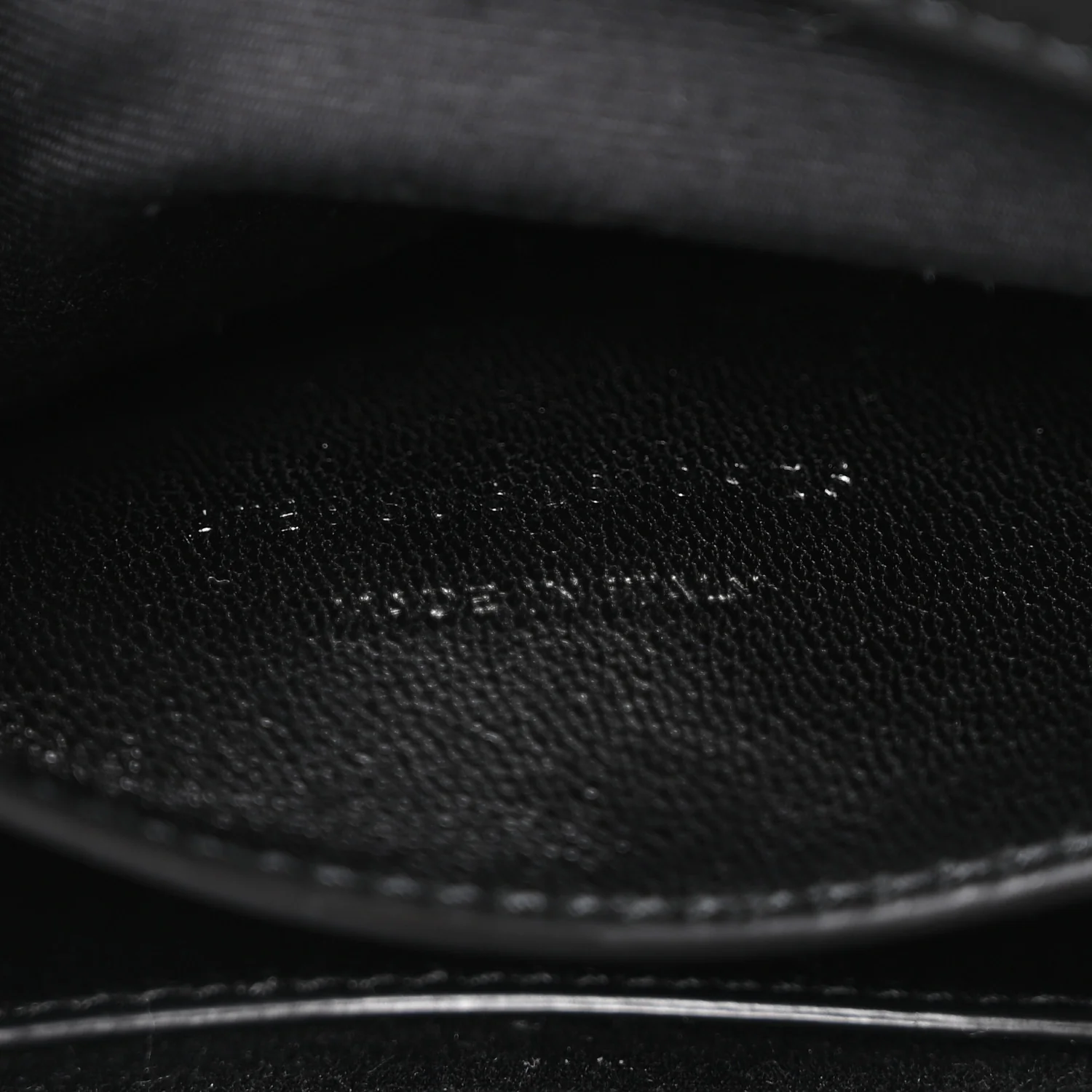 Lambskin Chevron Quilted Mini LouLou Black - Image 8