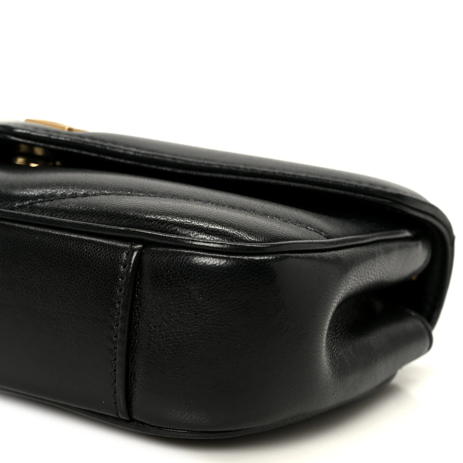 Lambskin Chevron Quilted Mini Loulou Black - Image 13