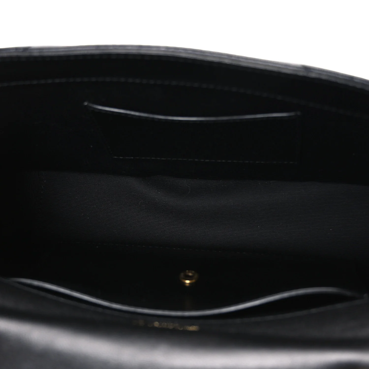 Lambskin Chevron Quilted Small Loulou Bag Black - Image 6