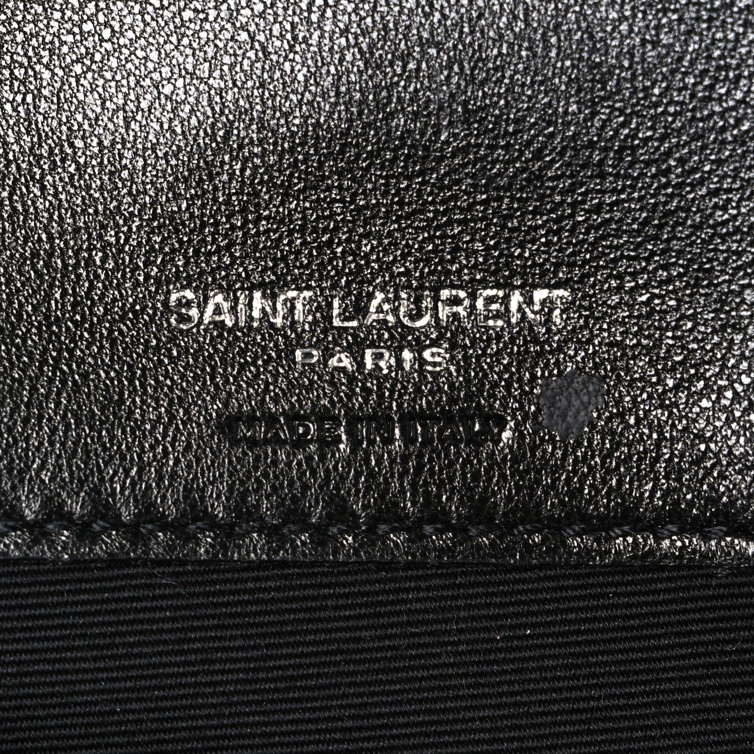 Lambskin Chevron Quilted Small LouLou Black - Image 7