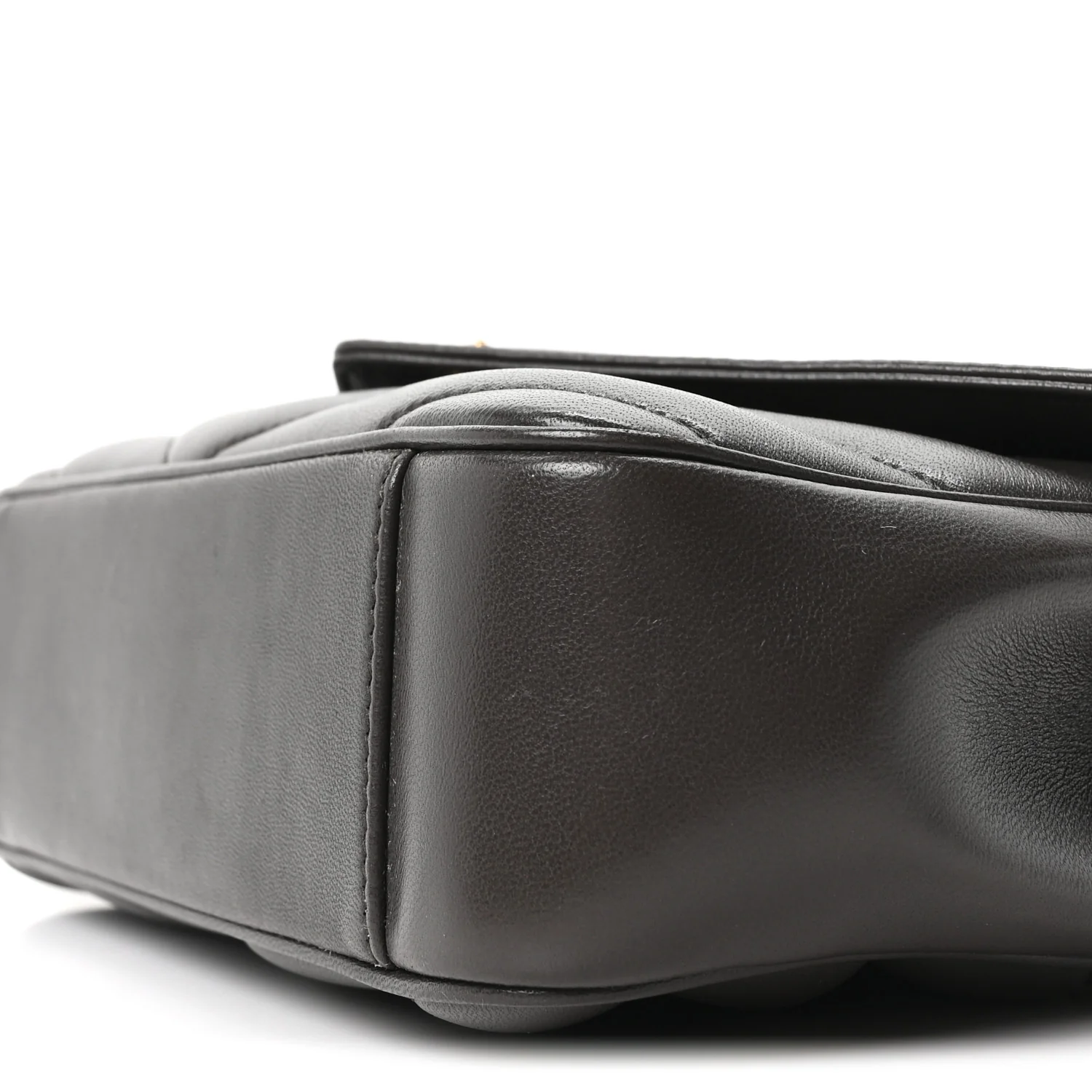 Lambskin Chevron Quilted Small Loulou Urban Grey - Image 10