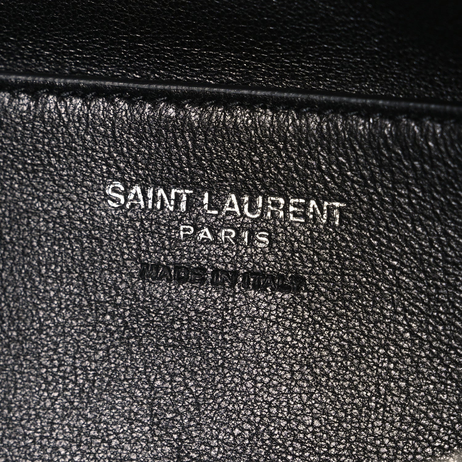 Lambskin Large Puffy Pouch Black - Image 6